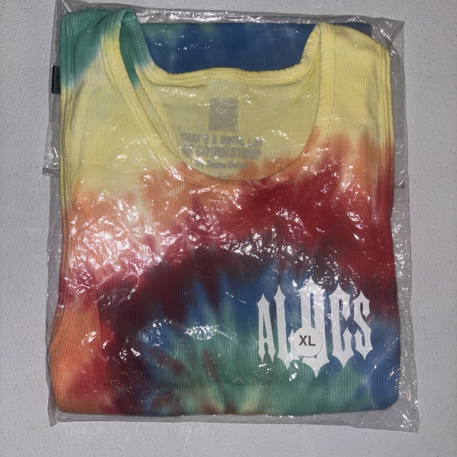 NEW Awful a lot of cough syrup Tie-Dye logo tank XL ALOCS 420 Collection 2025
