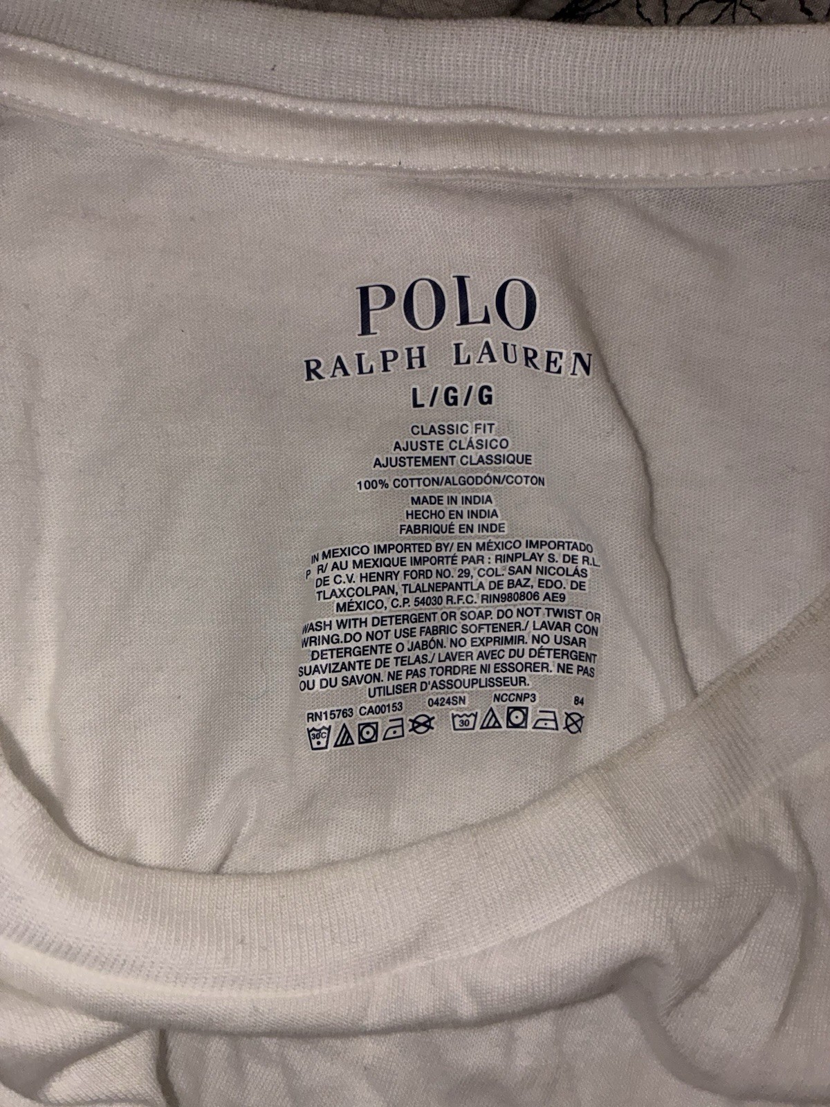 White Polo Ralph Lauren cotton t-shirt in a L #preppy #classic