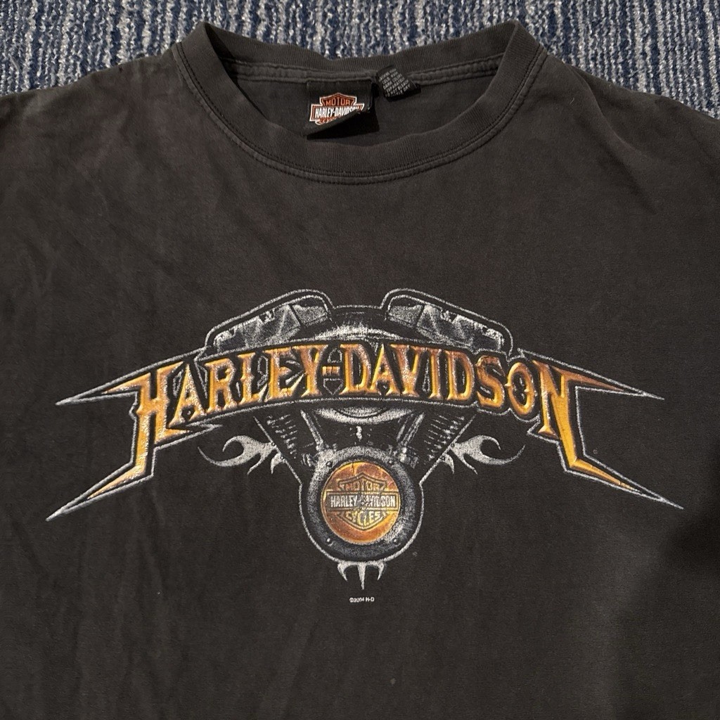 Harley-Davidson Distressed Vintage T-Shirt Size L
