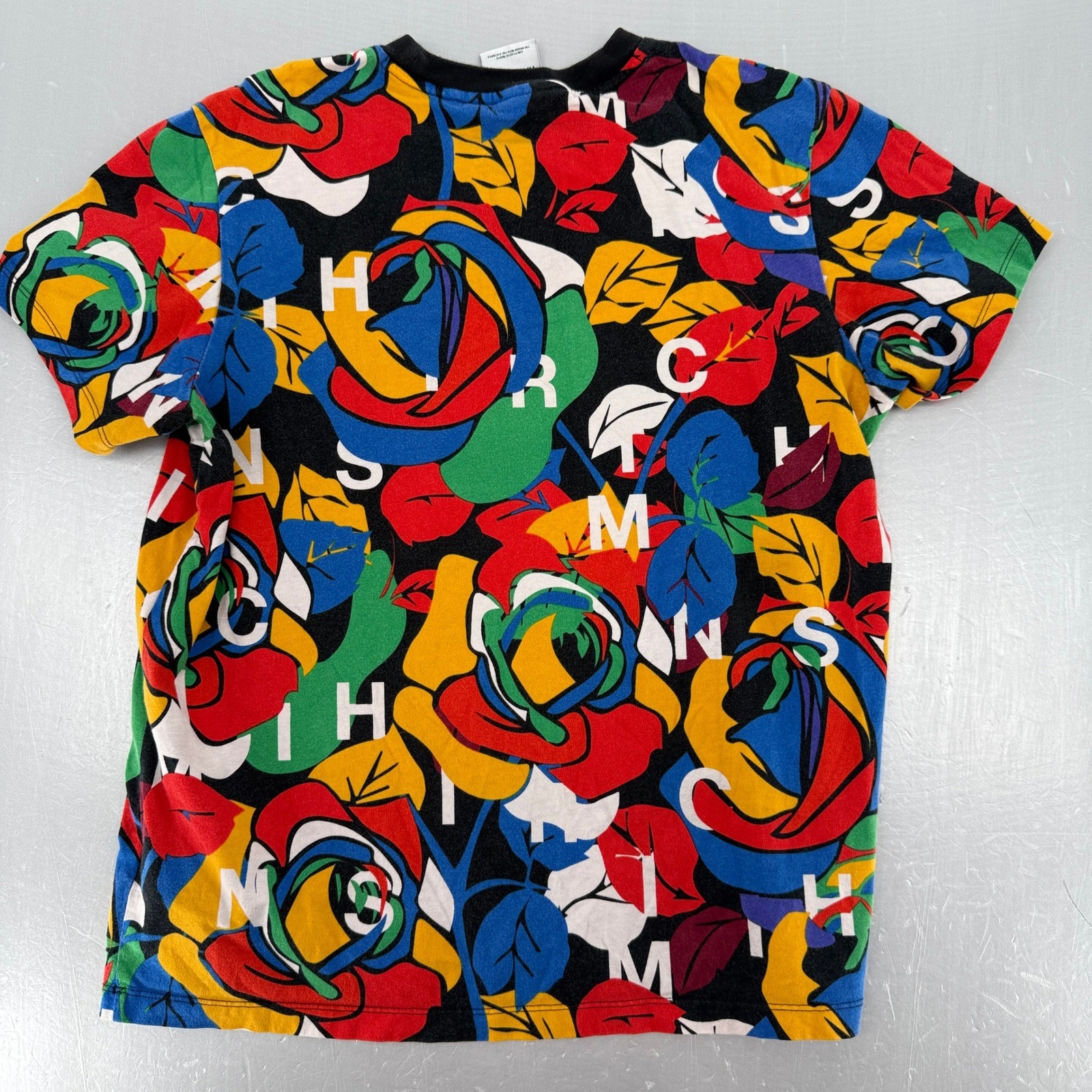 Adidas x Rich Mnisi Floral Graphic T-Shirt Multicolor Black Mens Medium HC4472