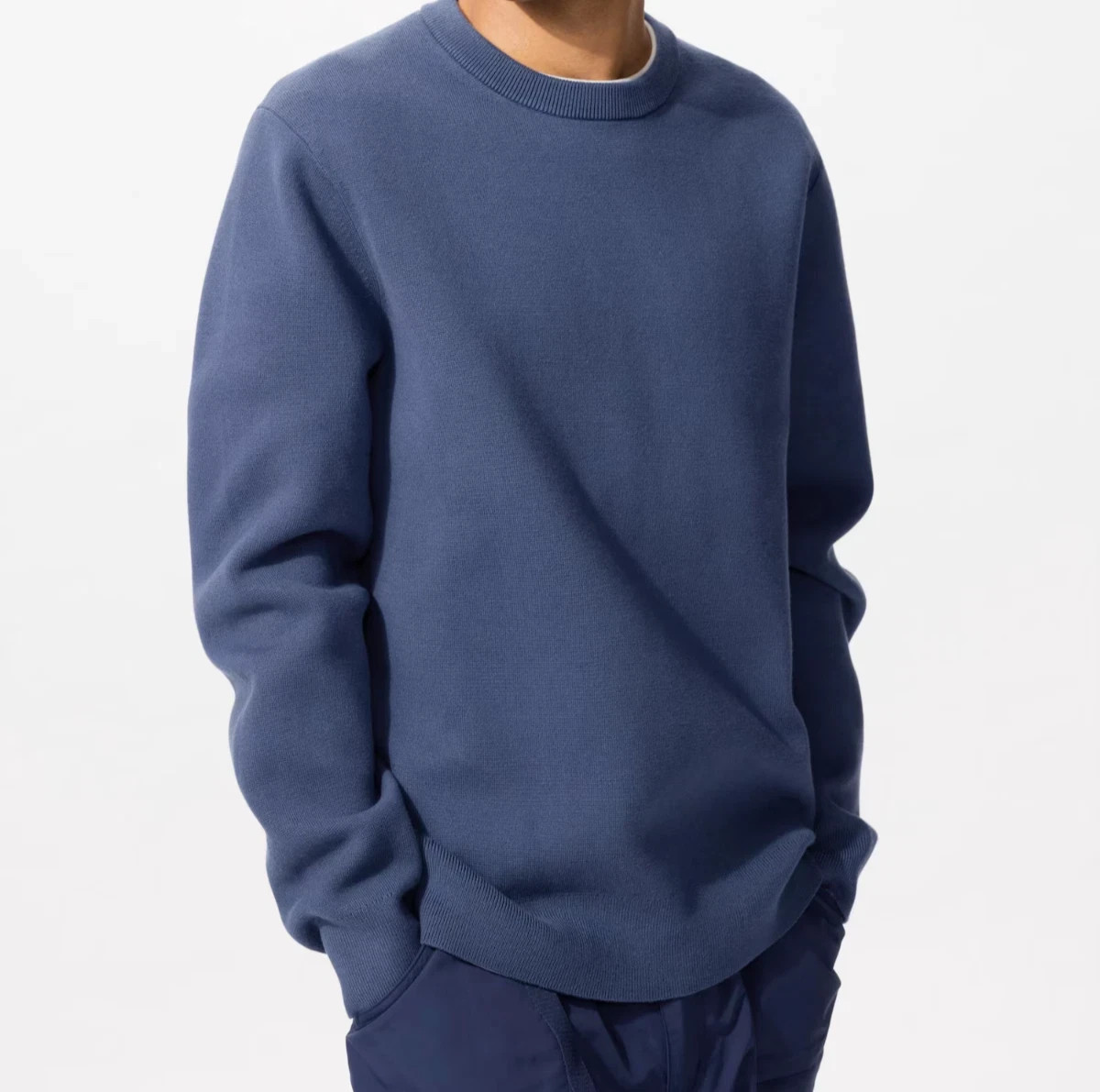 UNISEX Wear UNIQLO Machine-Washable Milano Ribbed Sweater Stretchy Knit