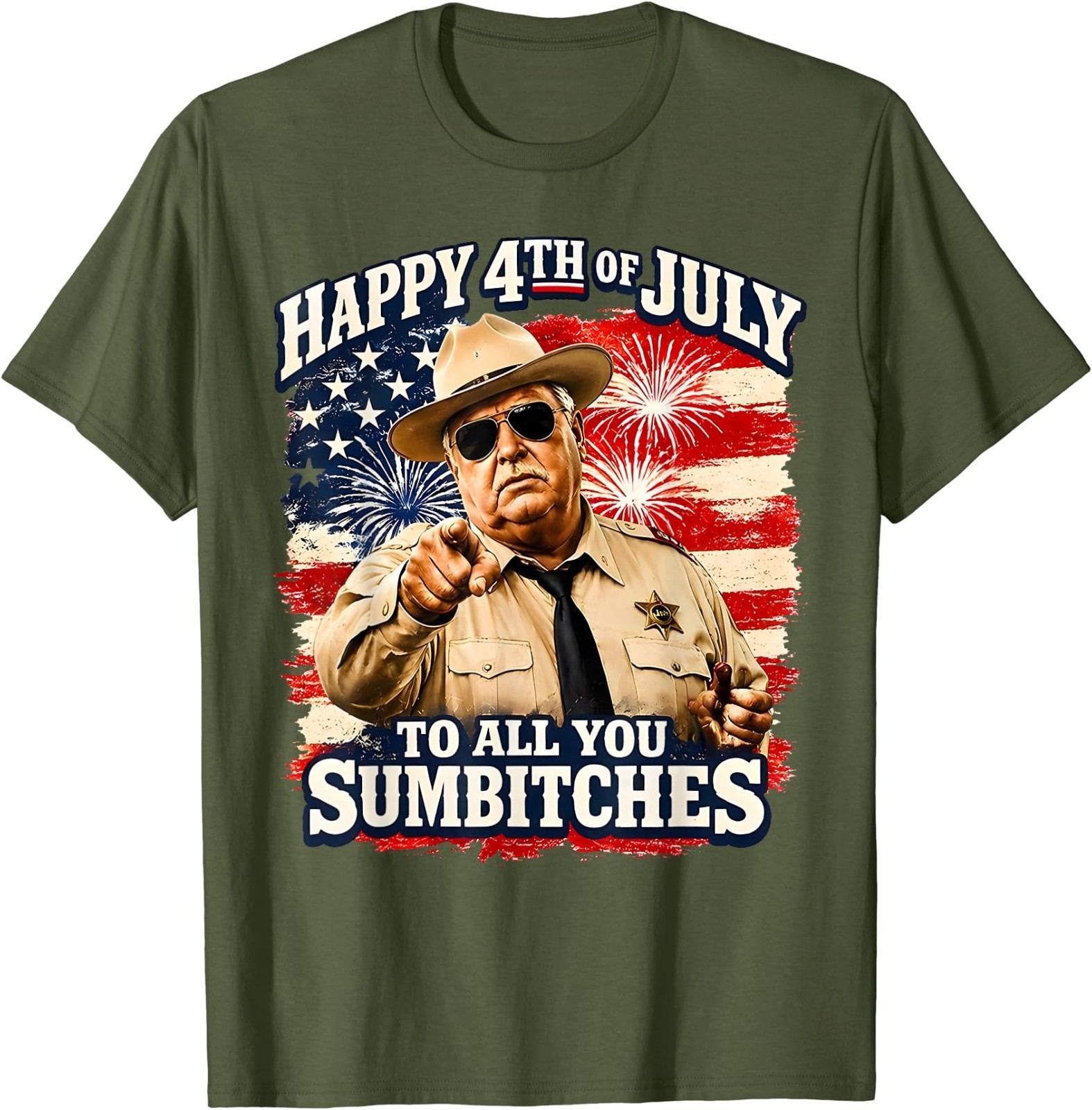 Happy 4th of July to All You Sum-Bitches Patriotic T-Shirt