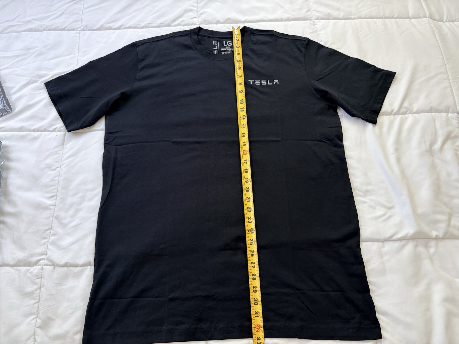Black TESLA T Shirt Men’s Size L Large 100% Cotton BRAND NEW