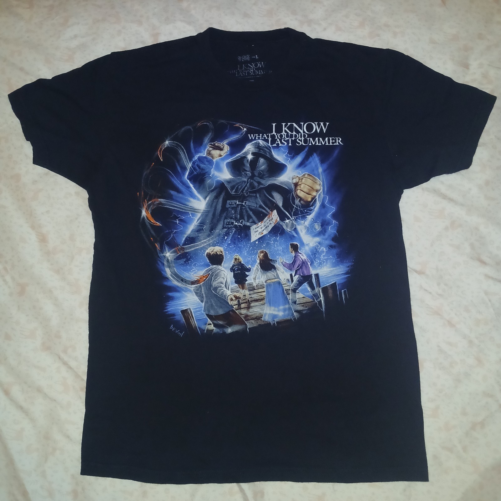 Horror Movie T Shirt Lot of 4 Ladies LRG – Freddy Mars Attacks! See Description