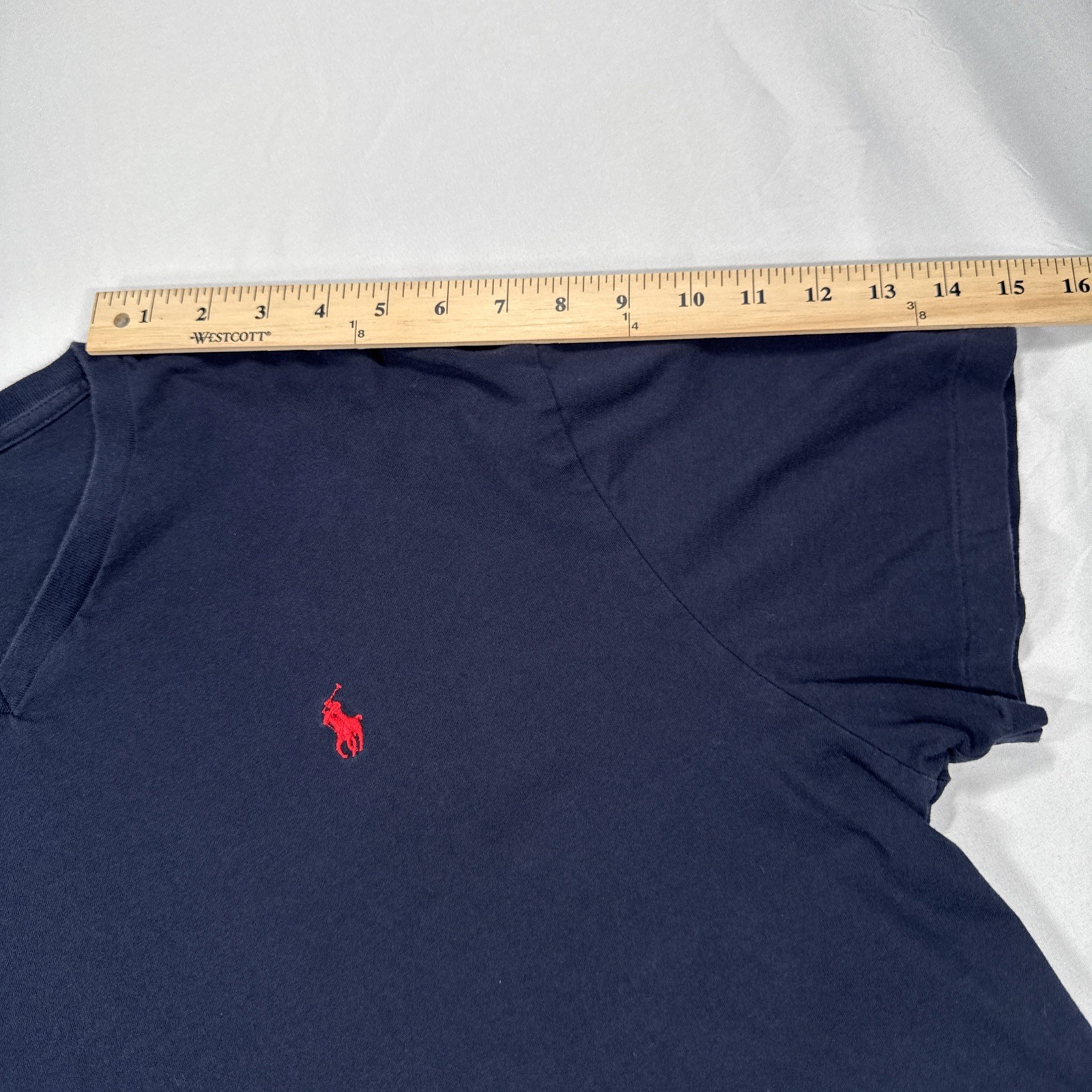 Polo Ralph Lauren v-neck t-shirt mens Size XL Blue