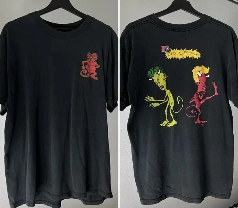 Rob Zombie x Beavis and Butthead Do America Movie 2 sided T shirt Reprint S-5XL