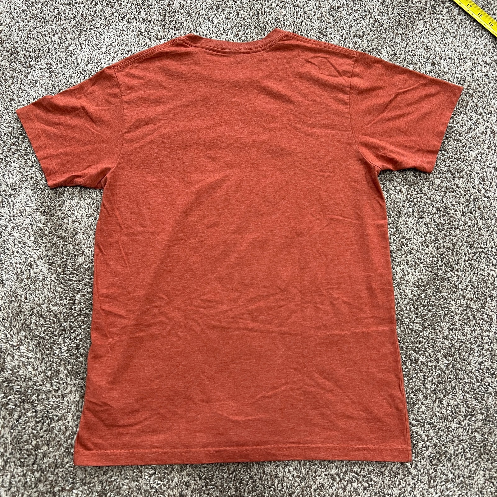 Patagonia Slim Fit Organic Cotton Men’s T-Shirt Size M Burnt Orange Surf Truck