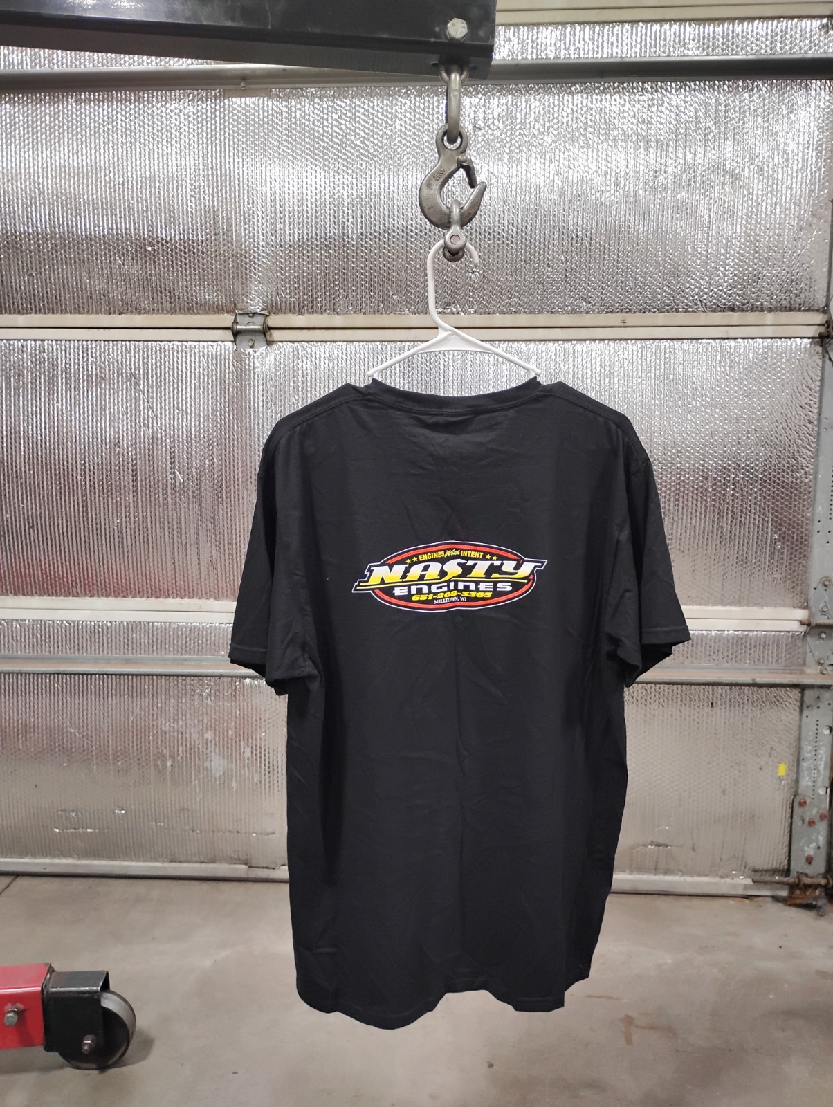 “Nasty Engines” Short Sleeve T-shirt Black or White L,XL,2XL