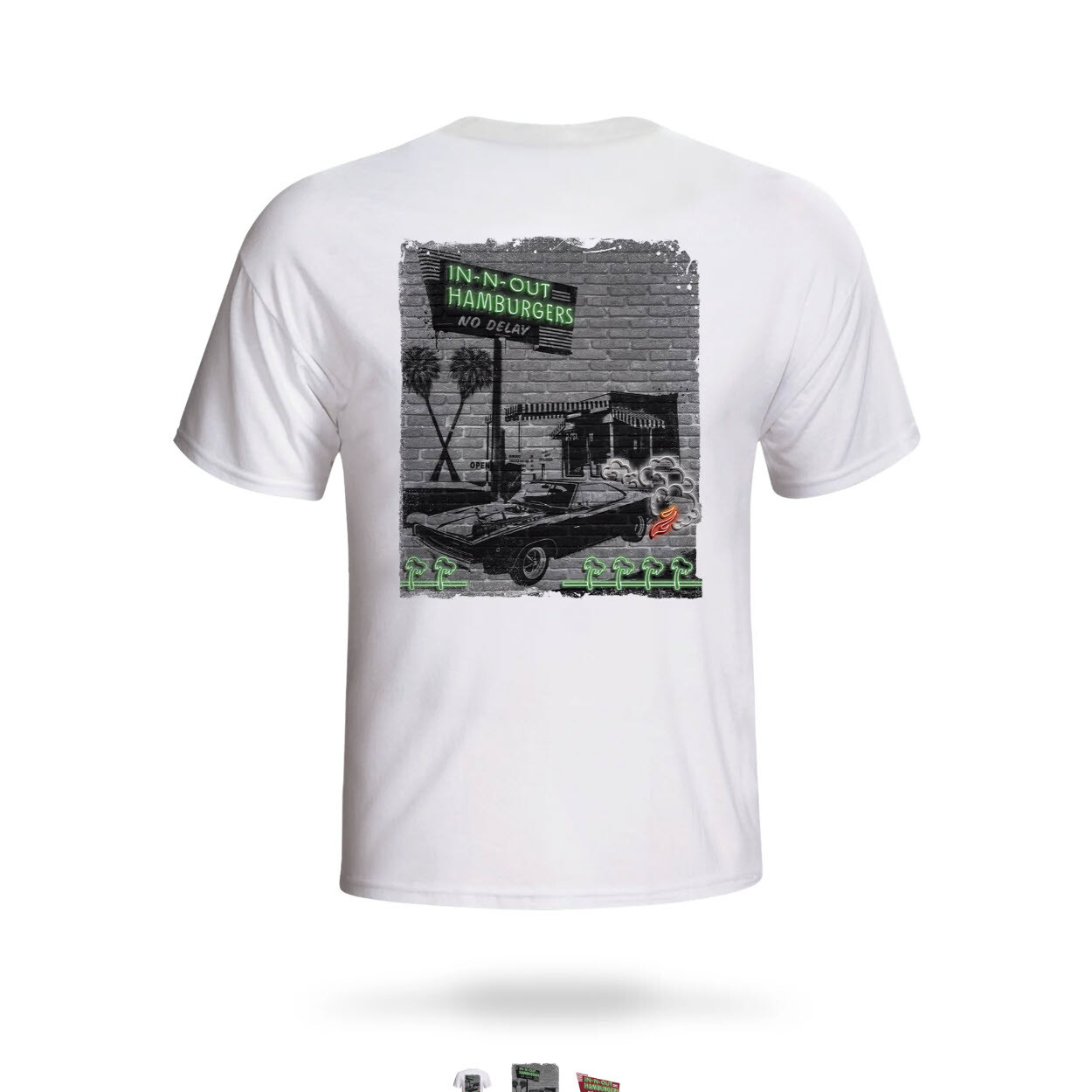 Las Vegas IN-N-OUT Burger T-Shirt Black or White 2023 QUALITY-N-SPEED Mult Sizes