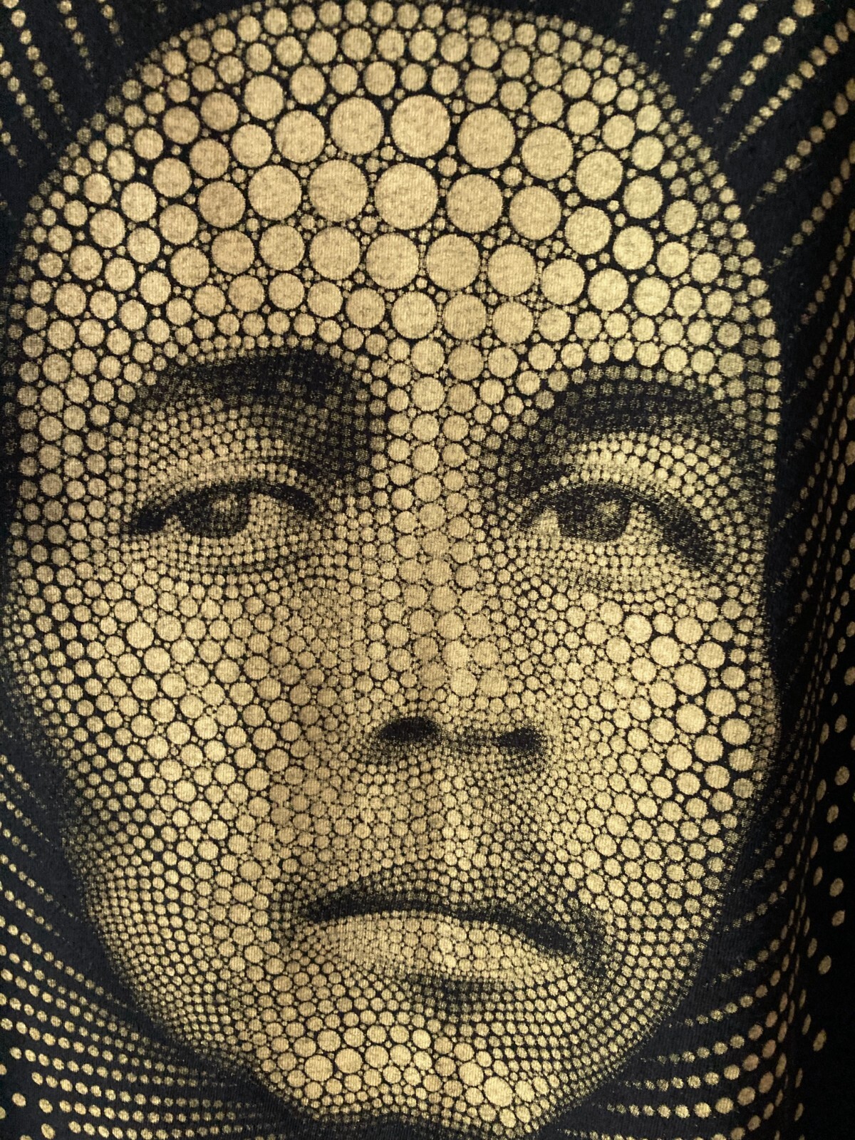 RARE Vintage ? Bob Marley 3D T-Shirt Digital Graphic Illusion Sz M Ben Heine EC