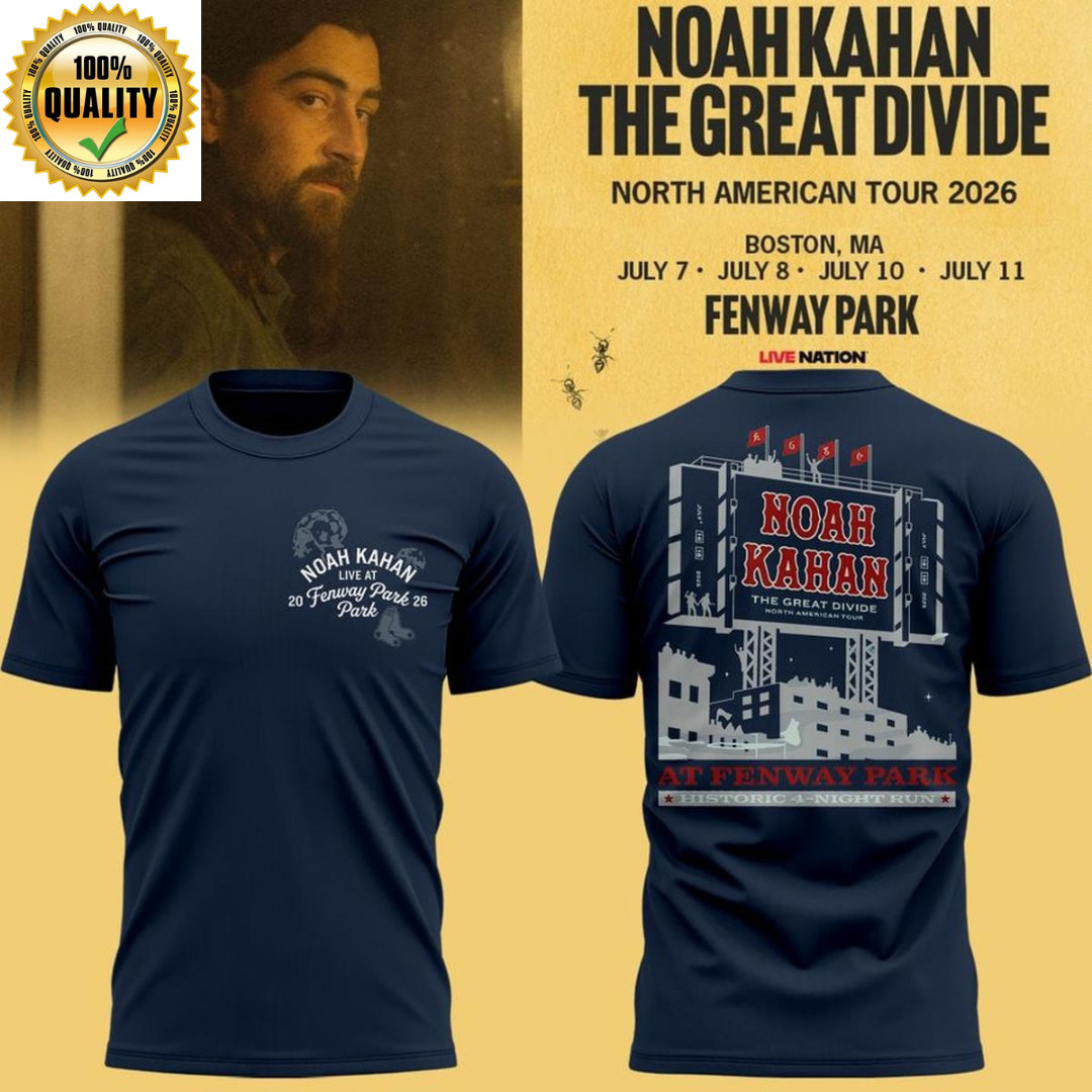2026 Noah Kahan The Great Divide Tour T-Shirt All Size