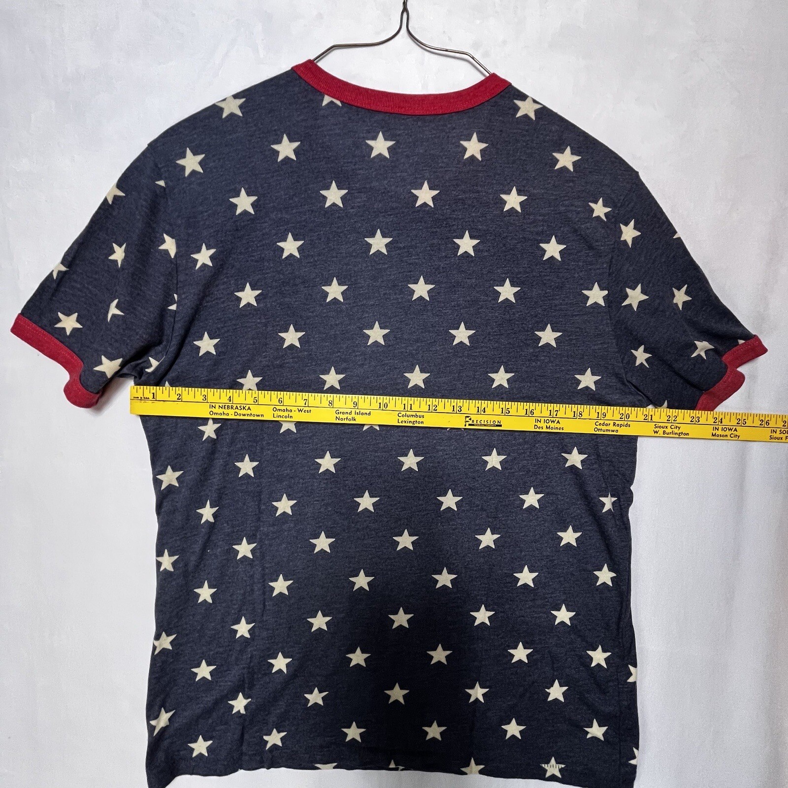 Little Mountain Print Shoppe ‘Murica T-Shirt USA Patriotic Soft Tri-Blend Large