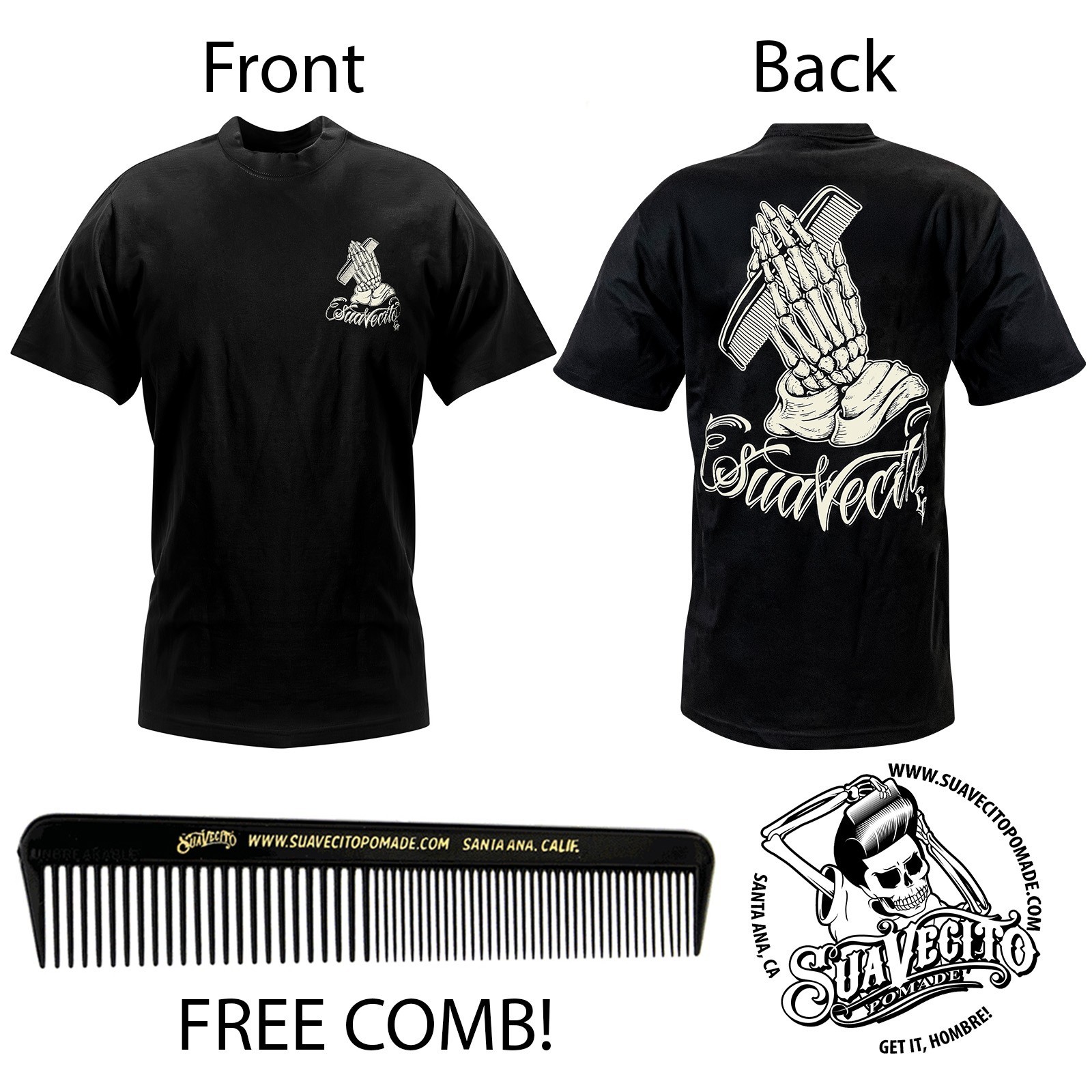 Men’s Suavecito Firme Prayers Tee Shirt (S, M, L, XL, 2XL, 3XL, 4XL, 5XL)