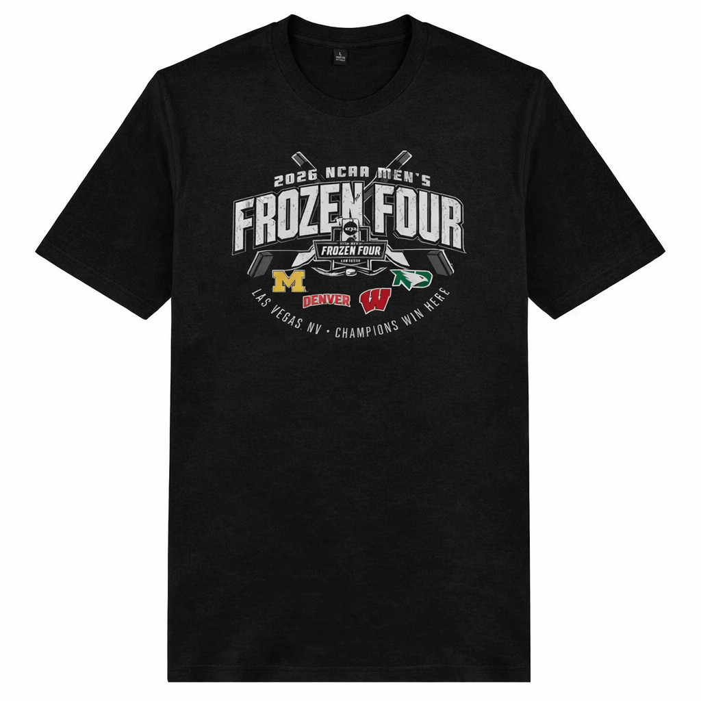 NCAA Men’s Frozen Four Las Vegas NV Champions Win Here 2026 shirt