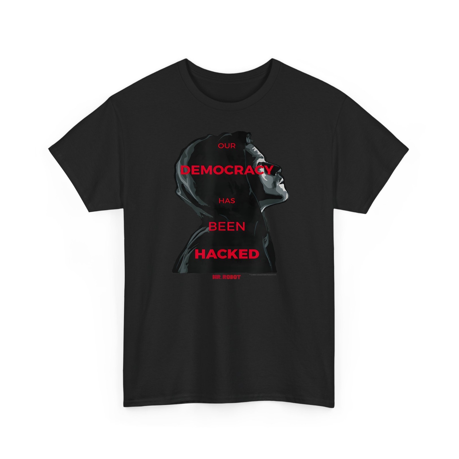 Our Democracy Has Been Hacked Funny Political Hacker Gift Tee