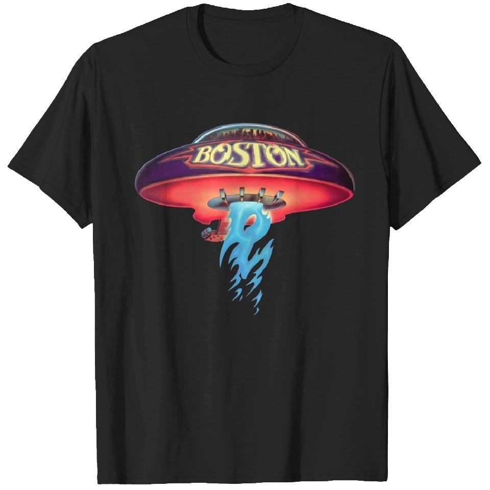 Classic Rock Band Boston Style Graphic T Shirt Unisex