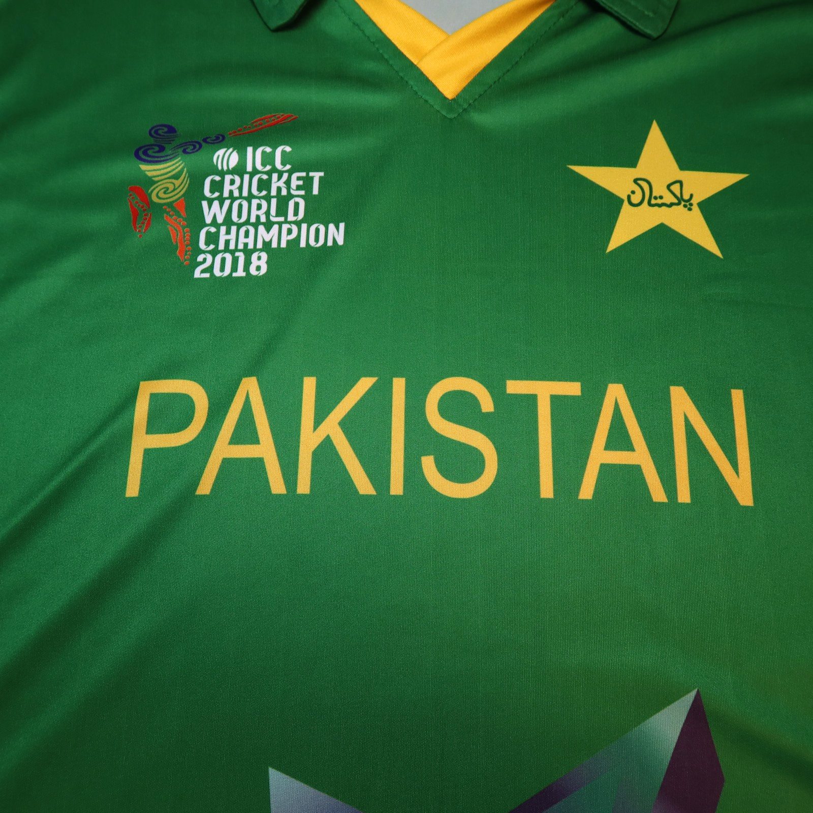 ICC Cricket World Champion Jersey Pakistan Shirt Men’s Size Large Green