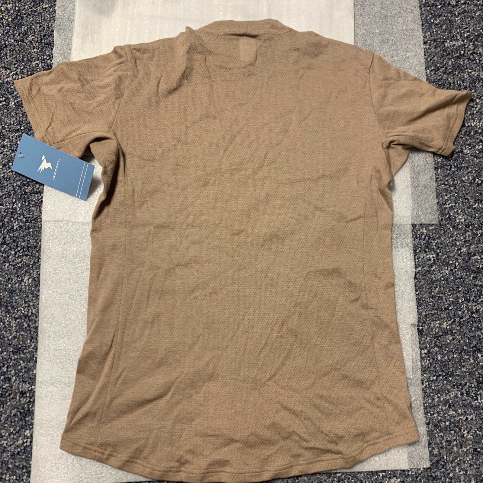 Insport A-760 Nomex Flame Resistant FR Brown T-Shirt Men’s Large Made in USA