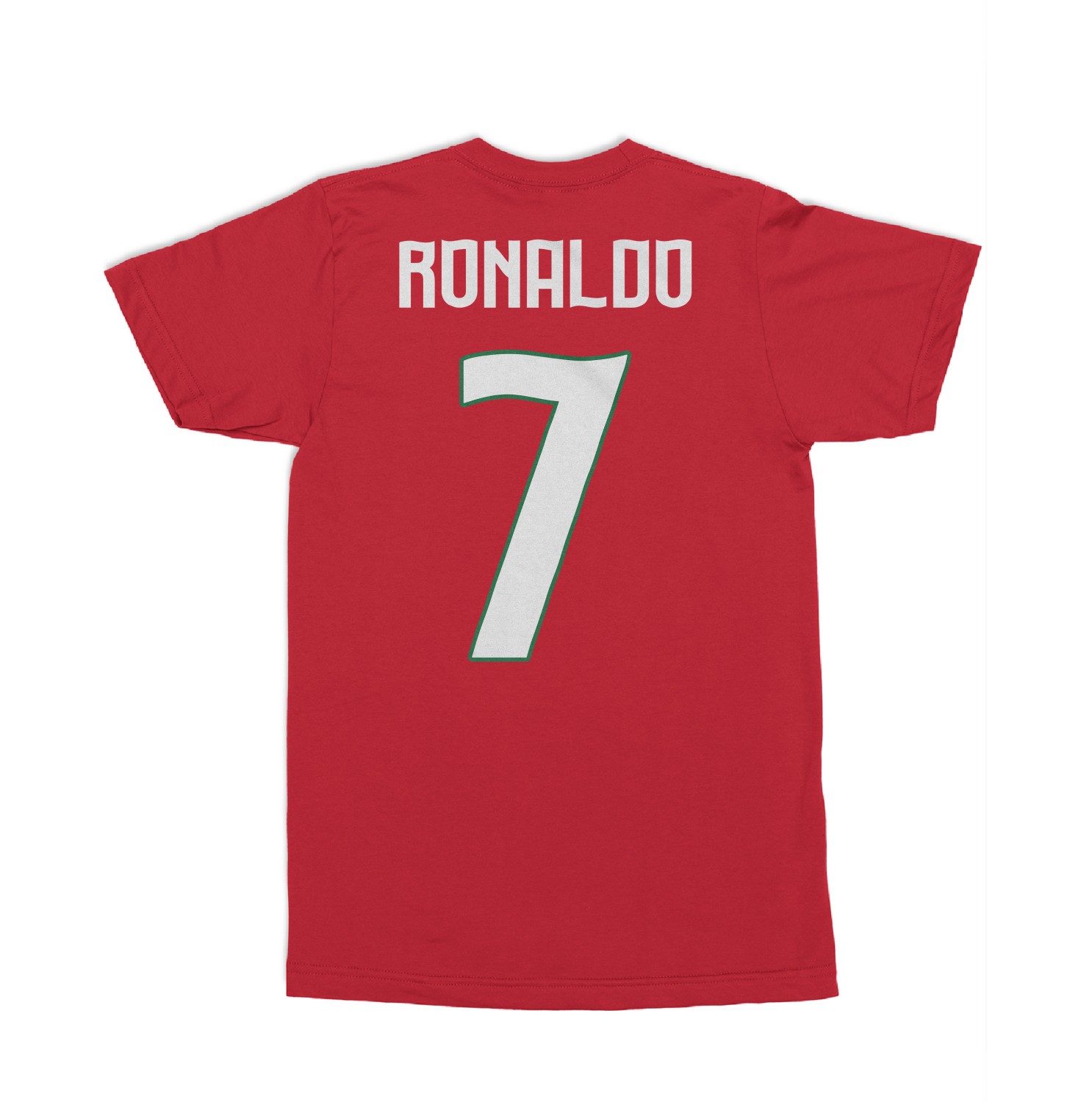 Portugal Soccer Fans Ronaldo 7 Jersey Style Unisex T-Shirt