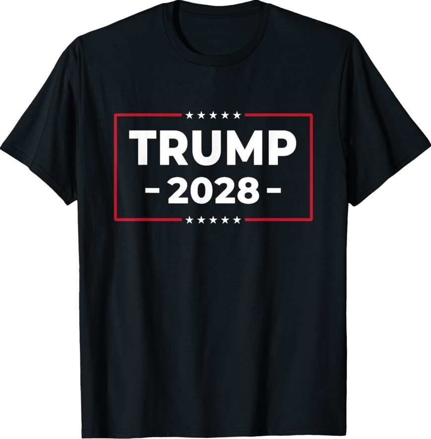 Donald Trump 2028 President American Flag Pro Trump Unisex T-Shirt