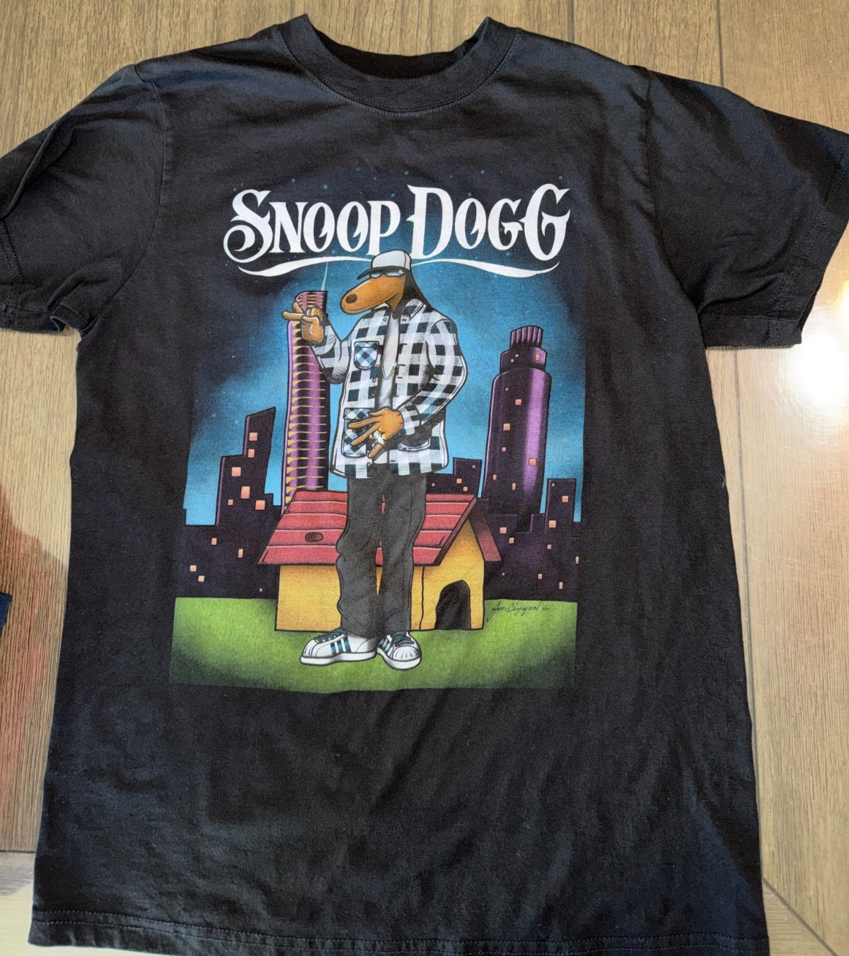 Used Snoop Dogg T Shirt Size S Made in Pakistan Cotton 2023