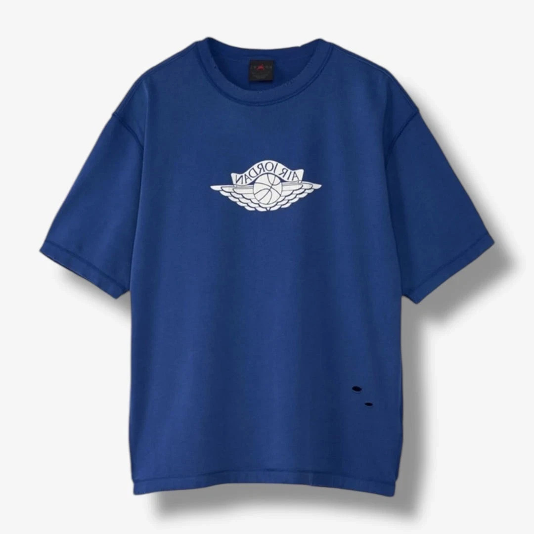 Men’s Size 3XL Nike Jordan Rare Air Distressed Shirt Deep Royal Blue IB3130-485