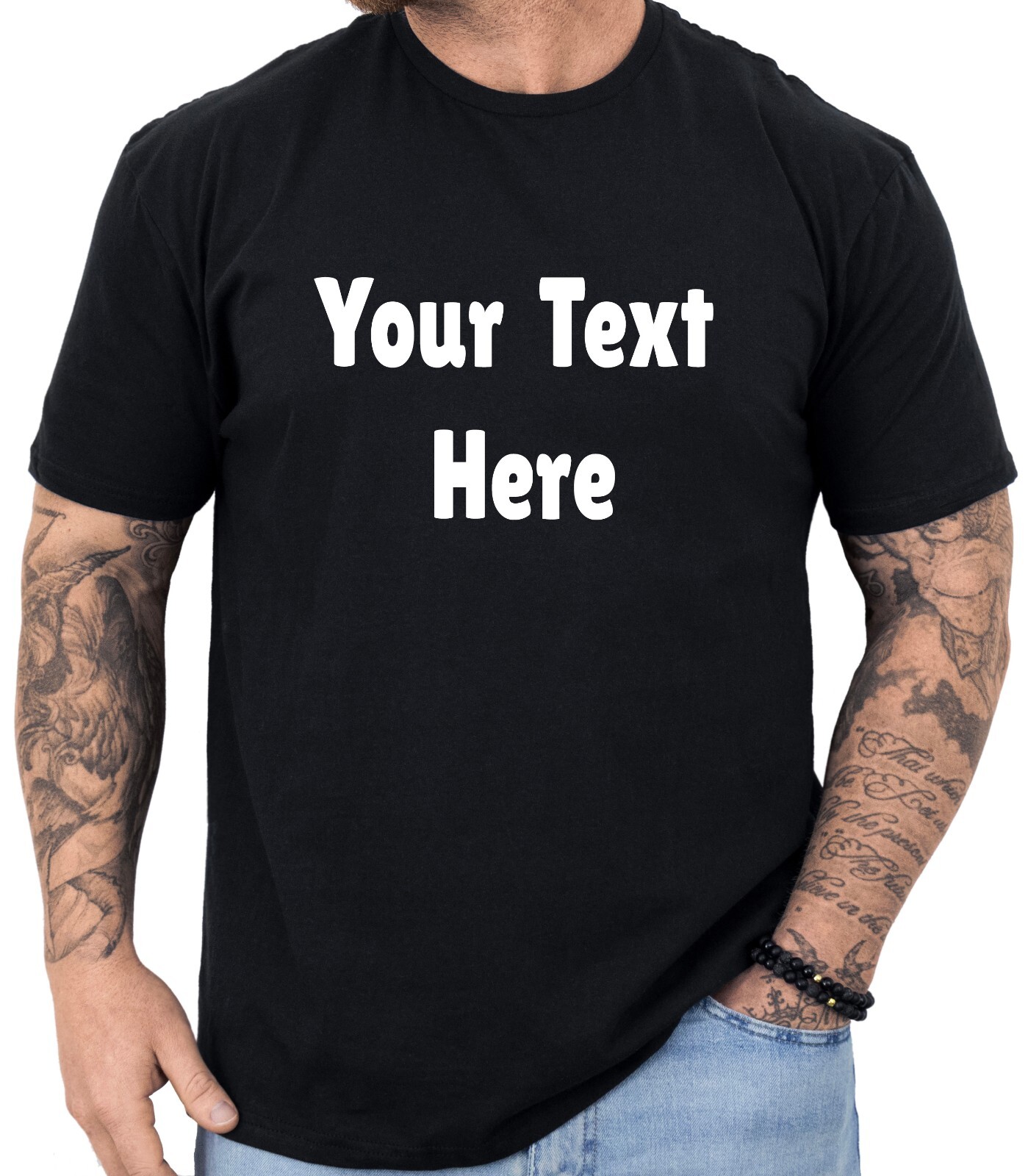 Personalized T-shirt Custom Made Shirt Add Your Text Here Customized T Shirts