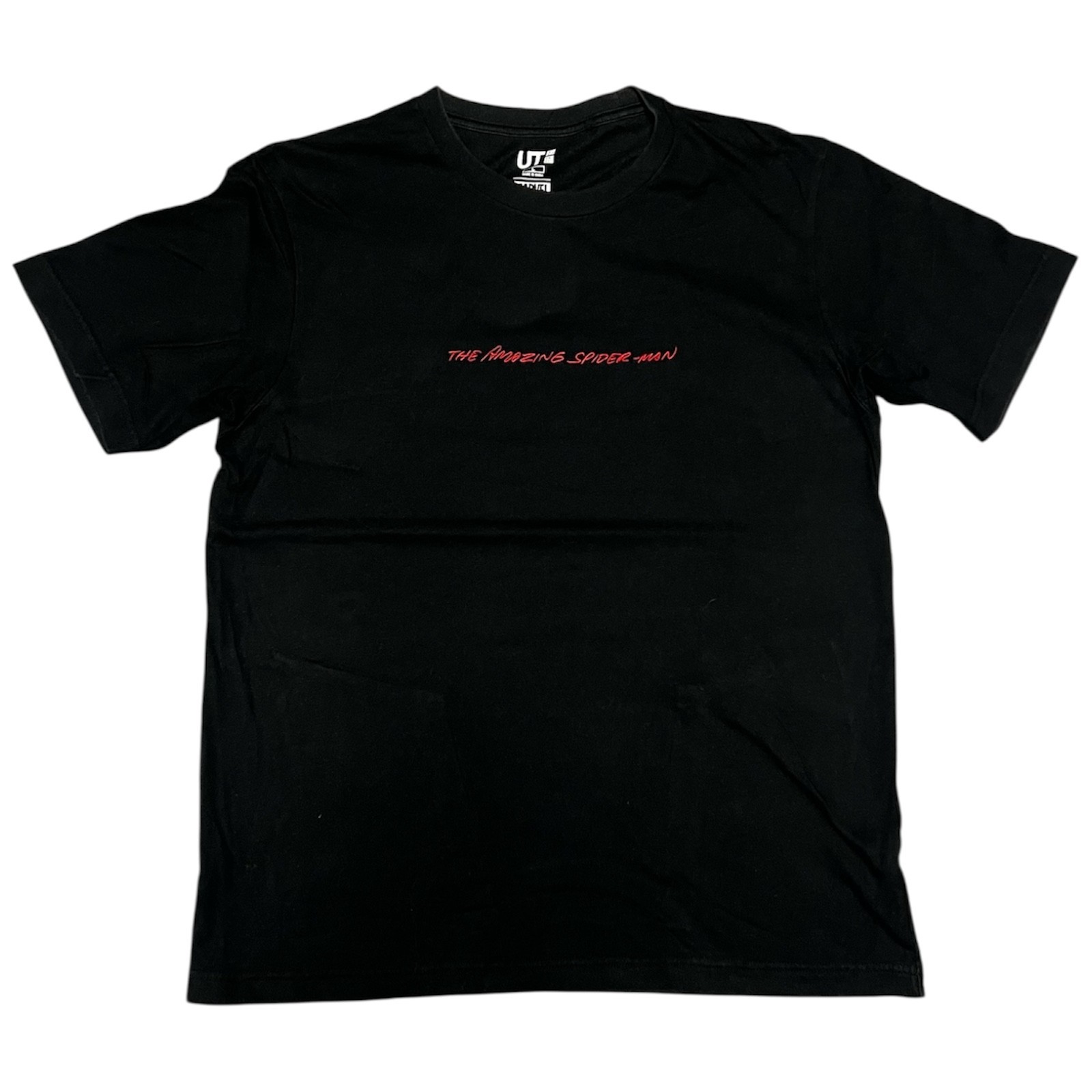 The Amazing Spiderman UT Uniqlo x Marvel Men’s Large Black T Shirt L