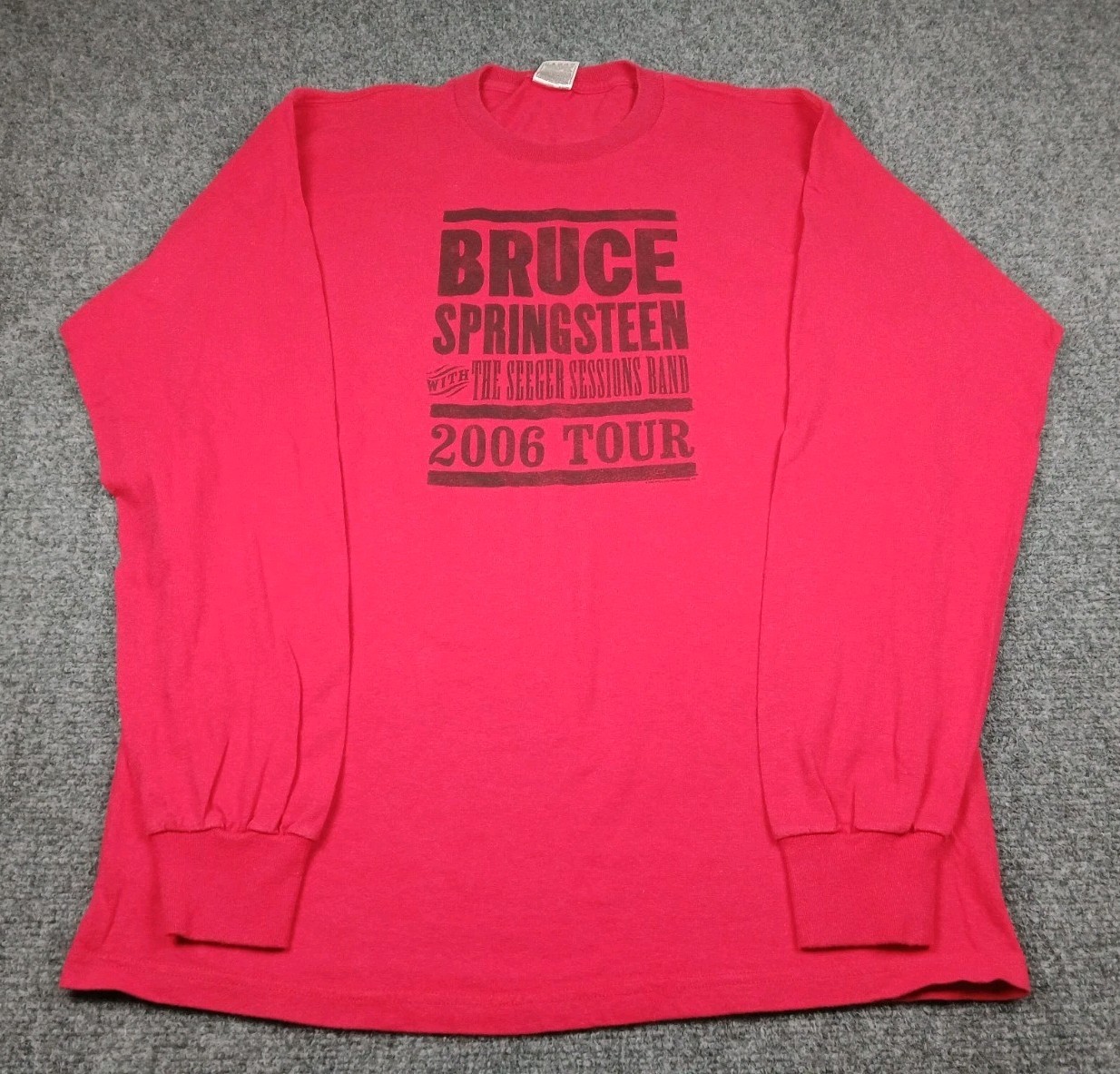 Vtg Bruce Springsteen Seeger Sessions World Tour 2006 Band T Shirt Mens Size L