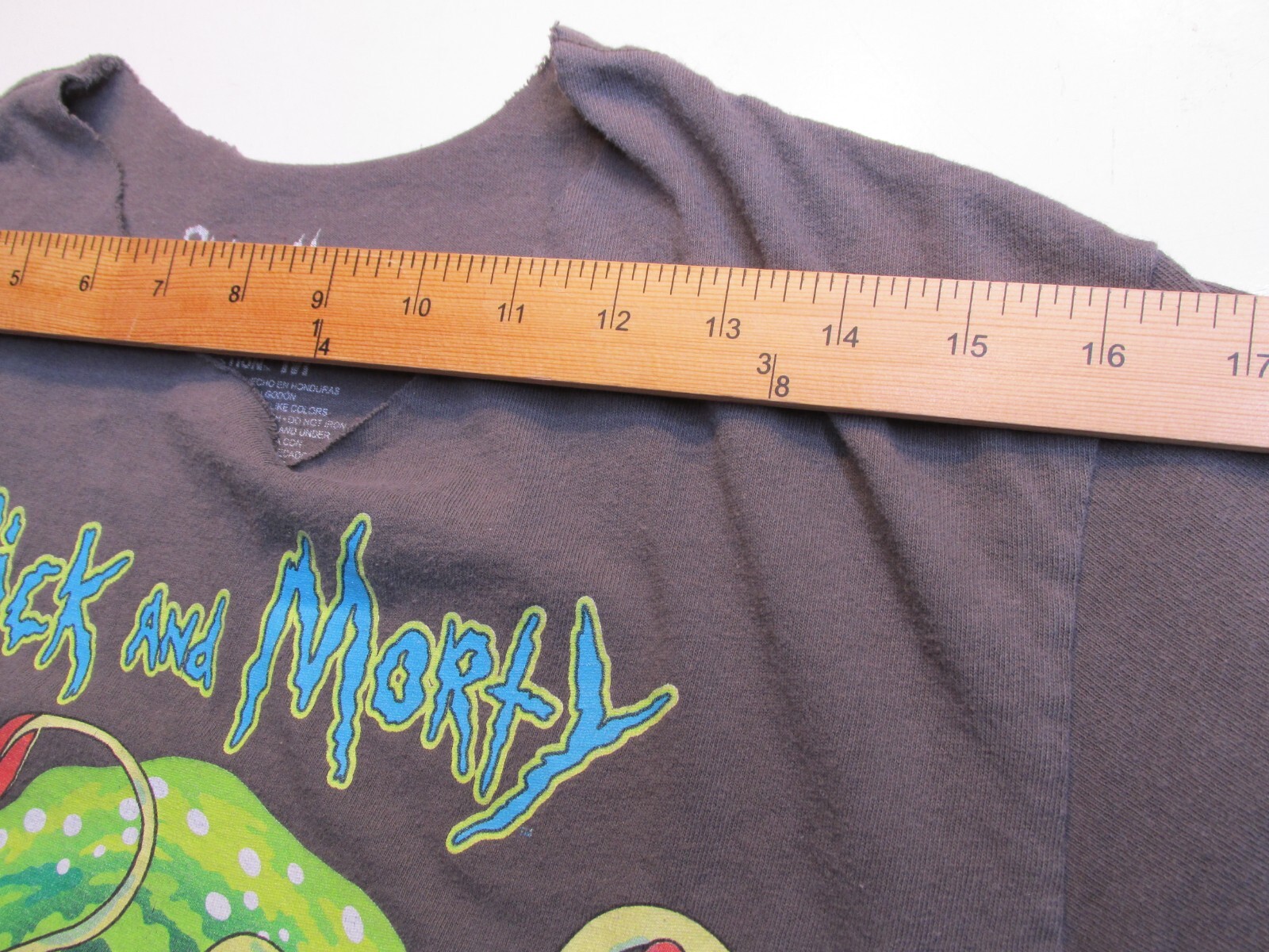 Rick and Morty Adult Swim Tee Unisex Medium Gray Graphic Cartoon Ripple Junction