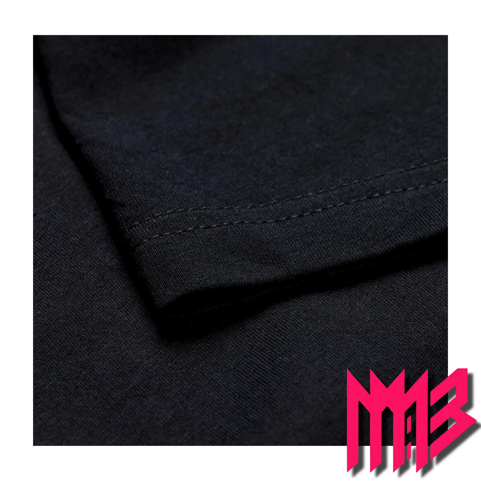 Mens Ultra Soft Premium Black Crew Neck T-Shirt 60/40 Cotton Athletic Fit
