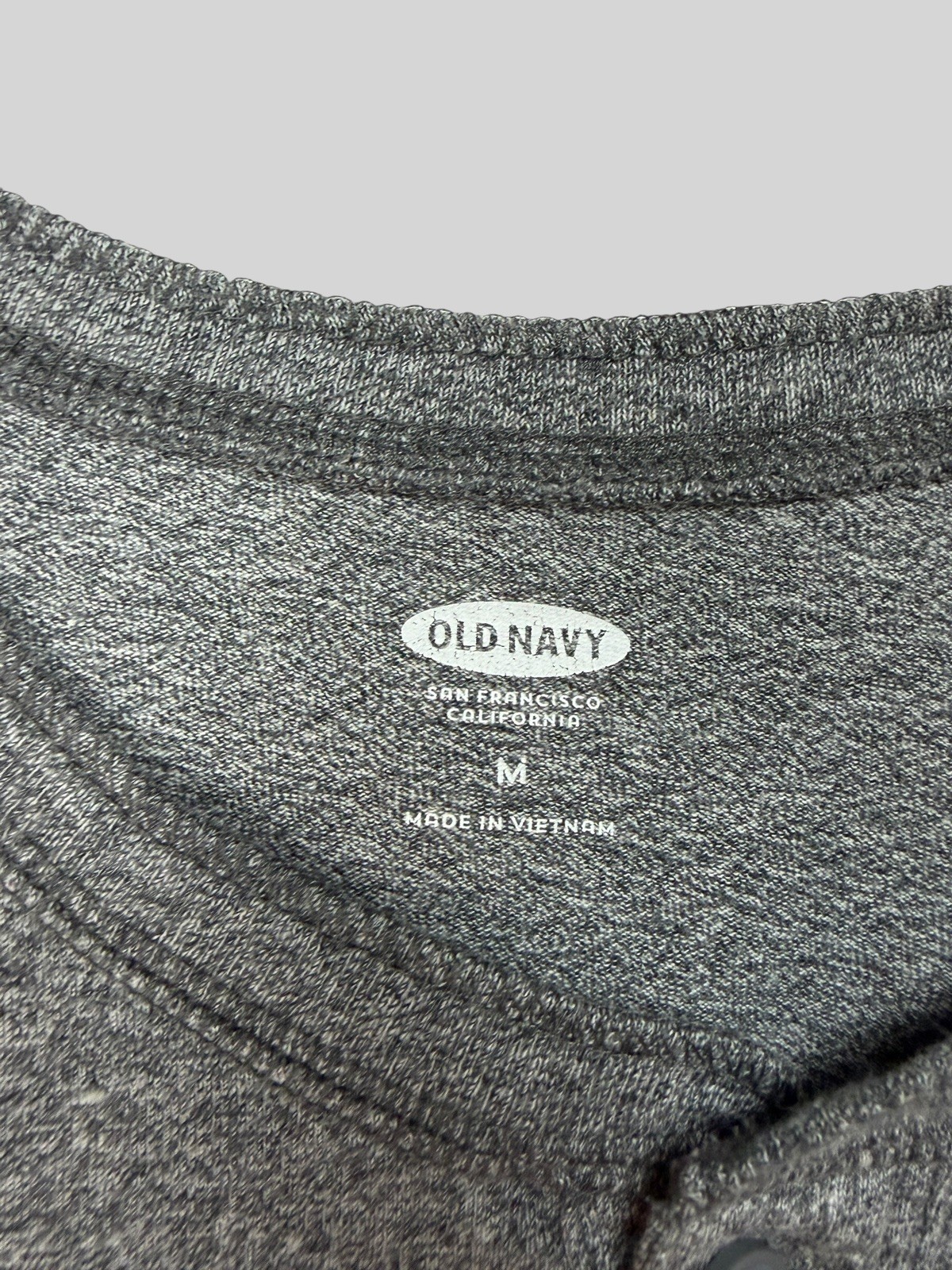 Old Navy Mens Medium Gray Short Sleeve T-Shirt