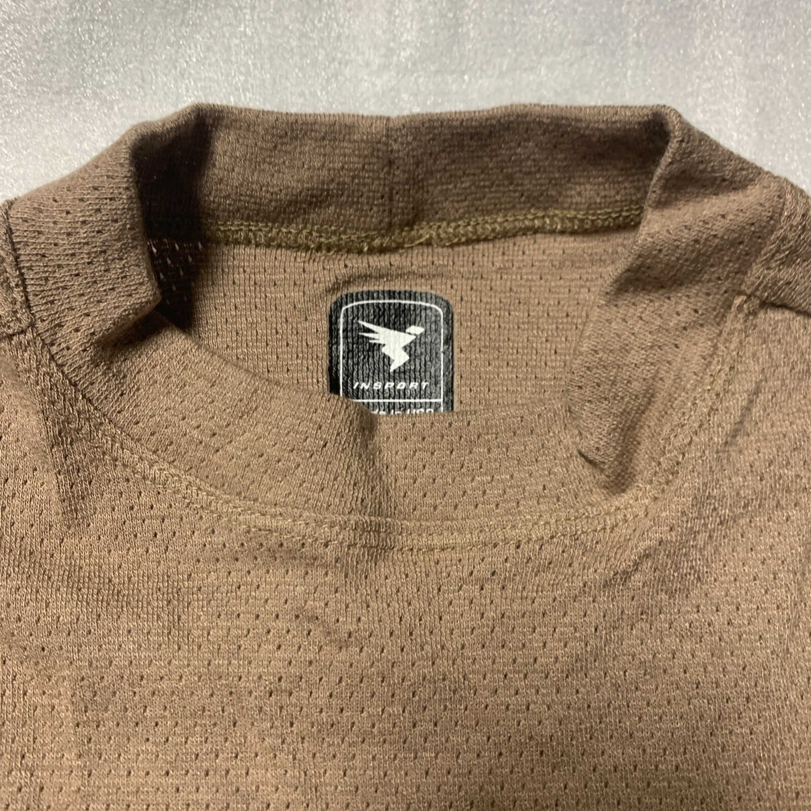 Insport A-760 Nomex Flame Resistant FR Brown T-Shirt Men’s Large Made in USA
