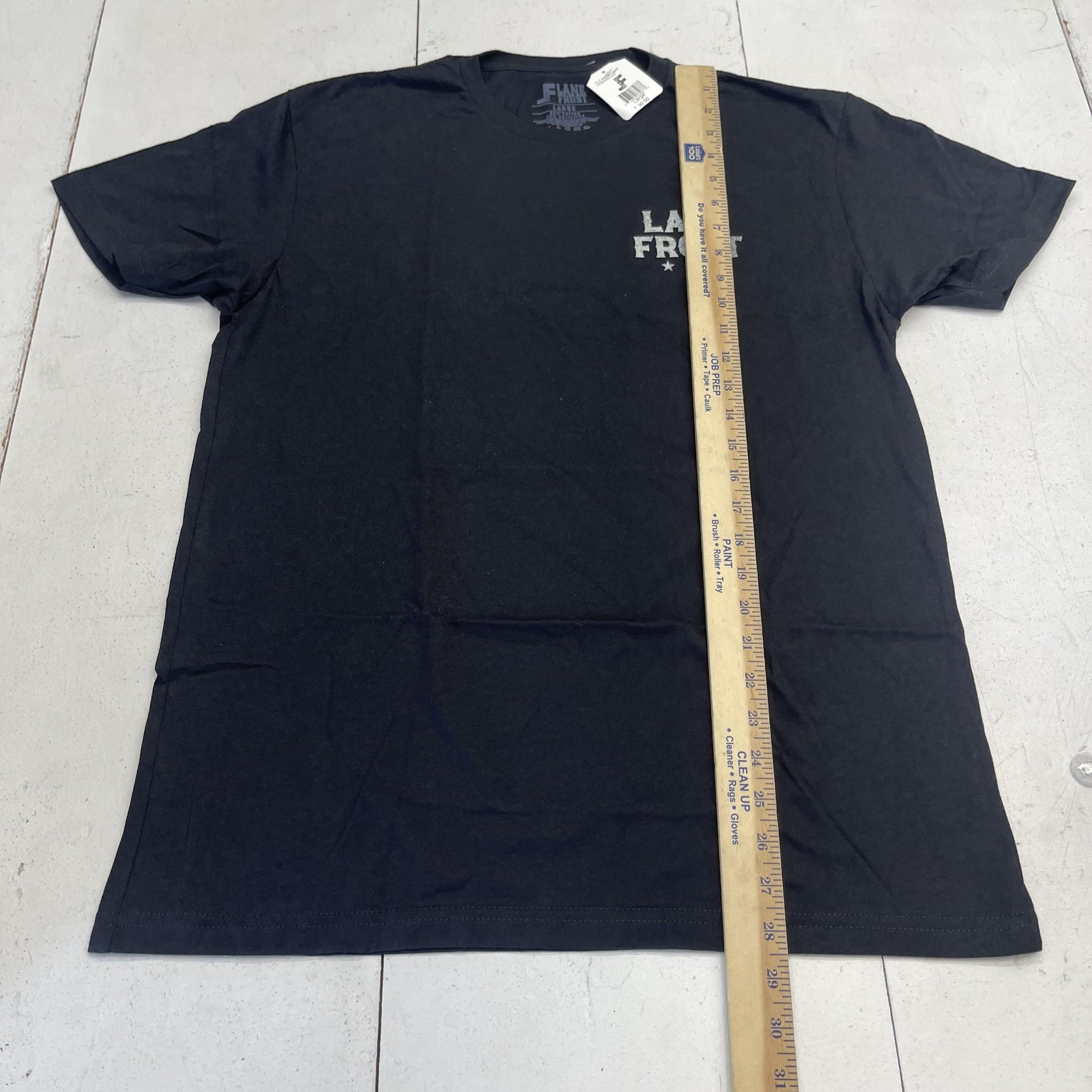 Lane Frost Shirt Mens Large Black America Forever Bull Rider Graphic Tee