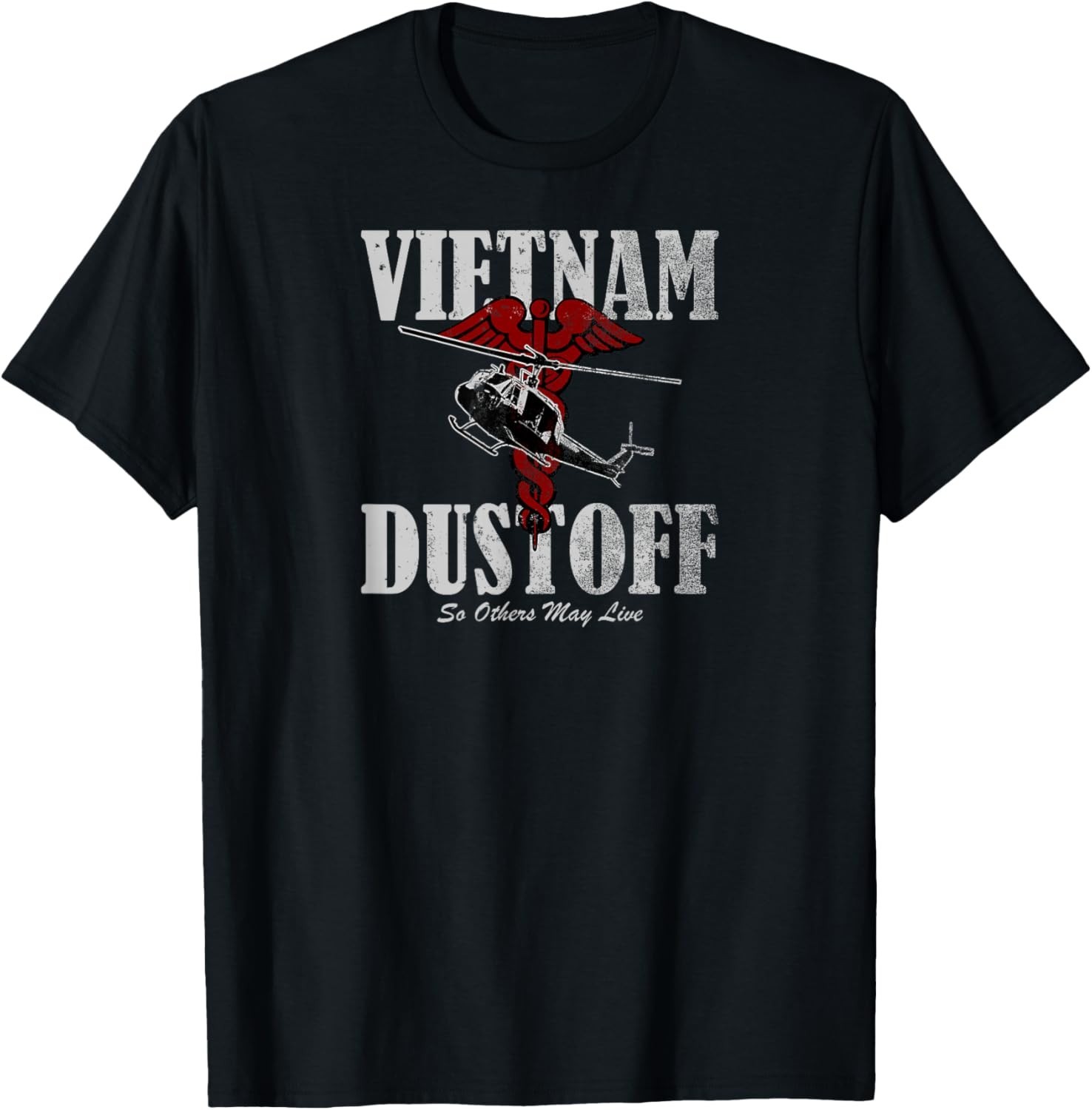 Vietnam Dustoff – UH1 Huey _distressed Gift Unisex T-Shirt