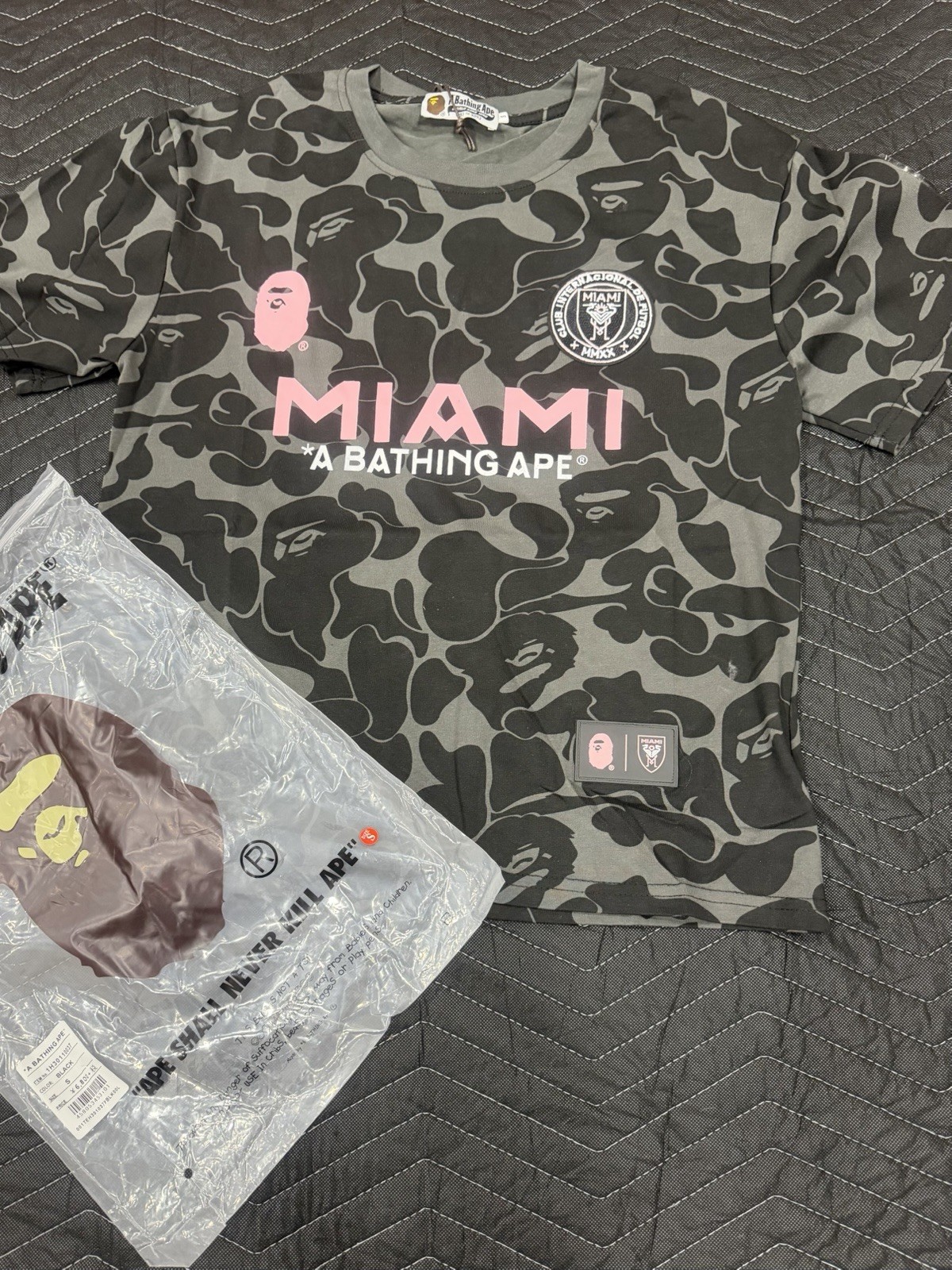 Miami x bape shirt