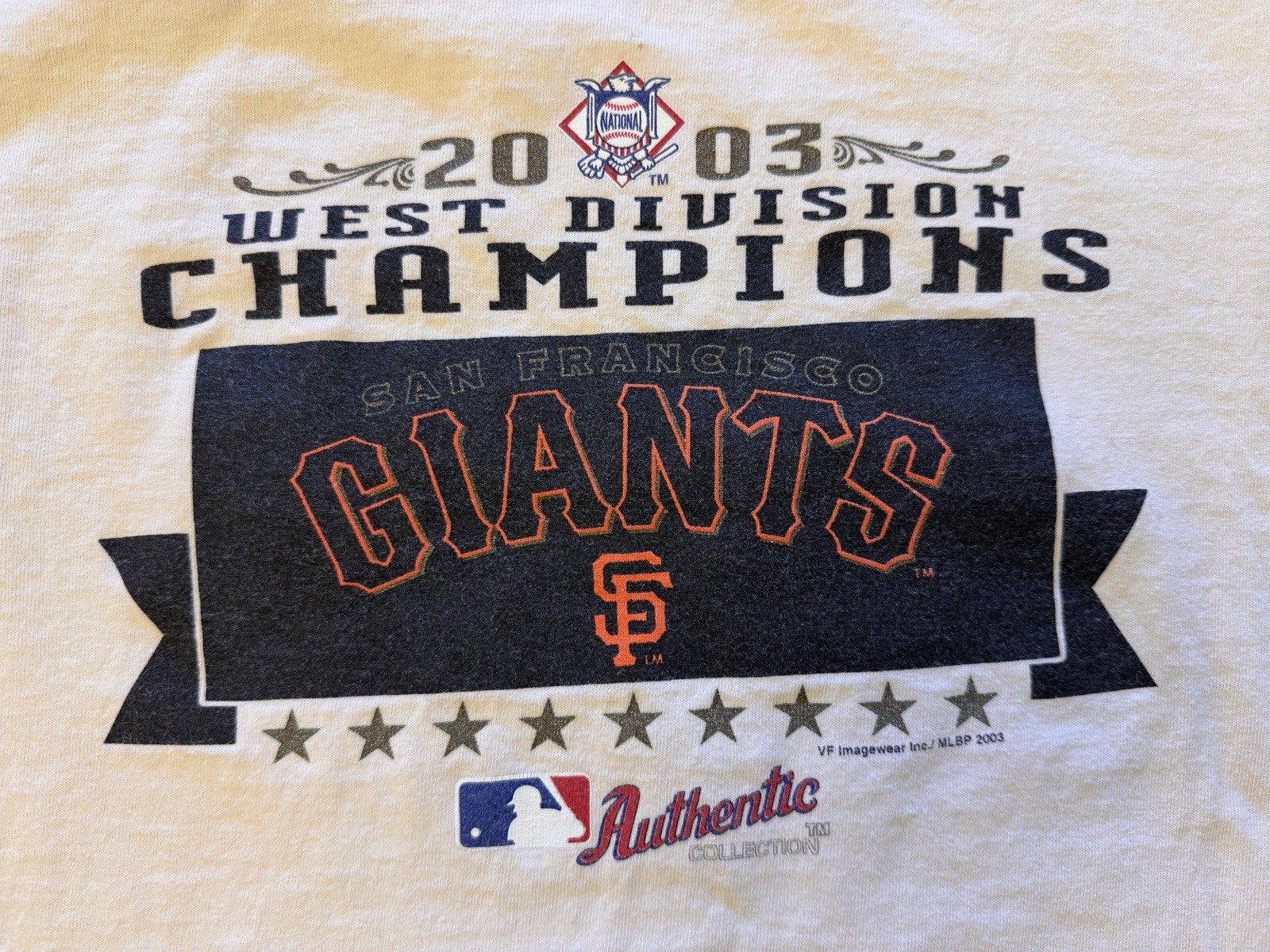 VTG San Francisco Giants T-Shirt Mens Large Ivory MLB Baseball Sports Streetwear