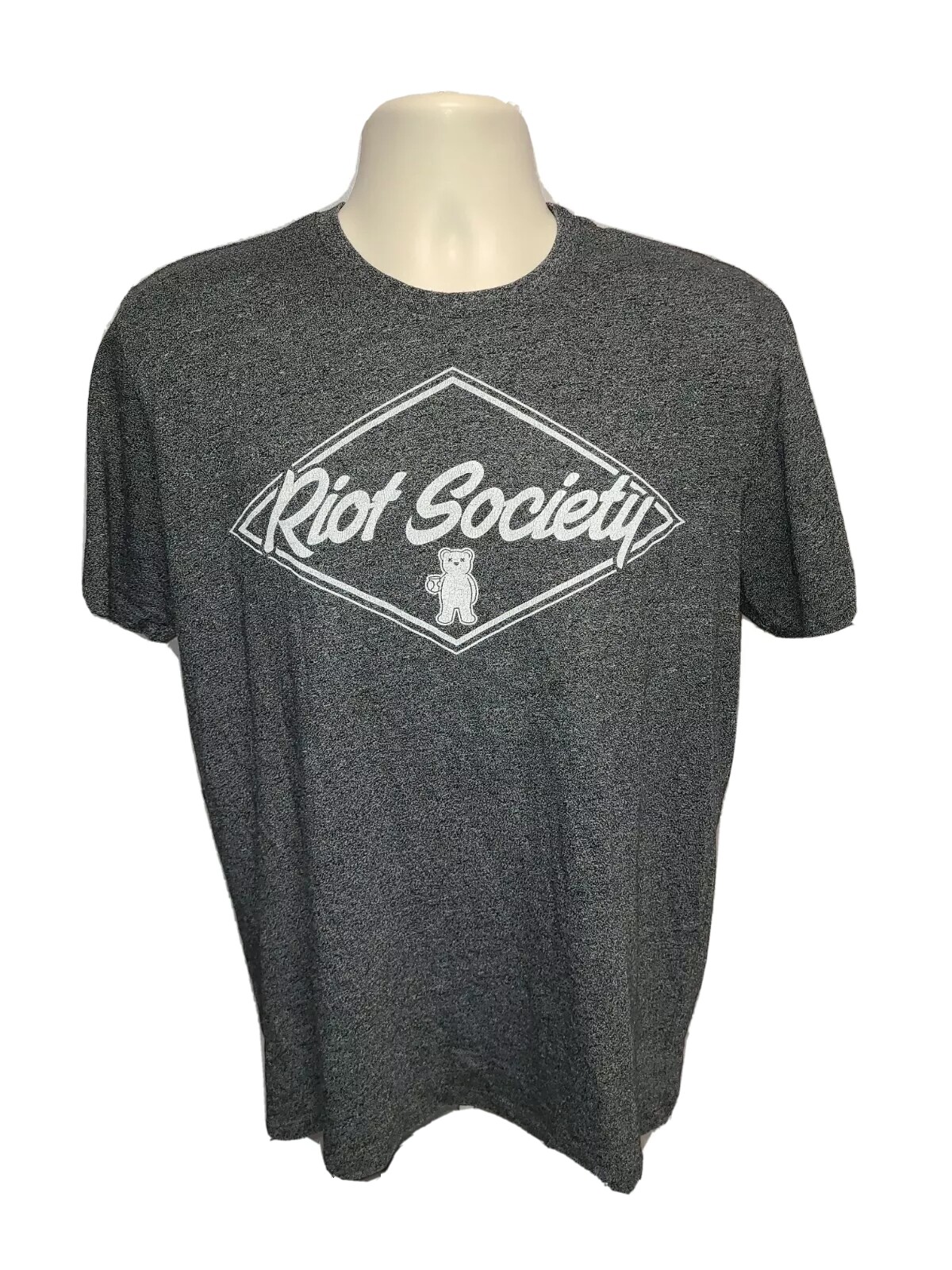 Riot Society Adult Medium Gray TShirt