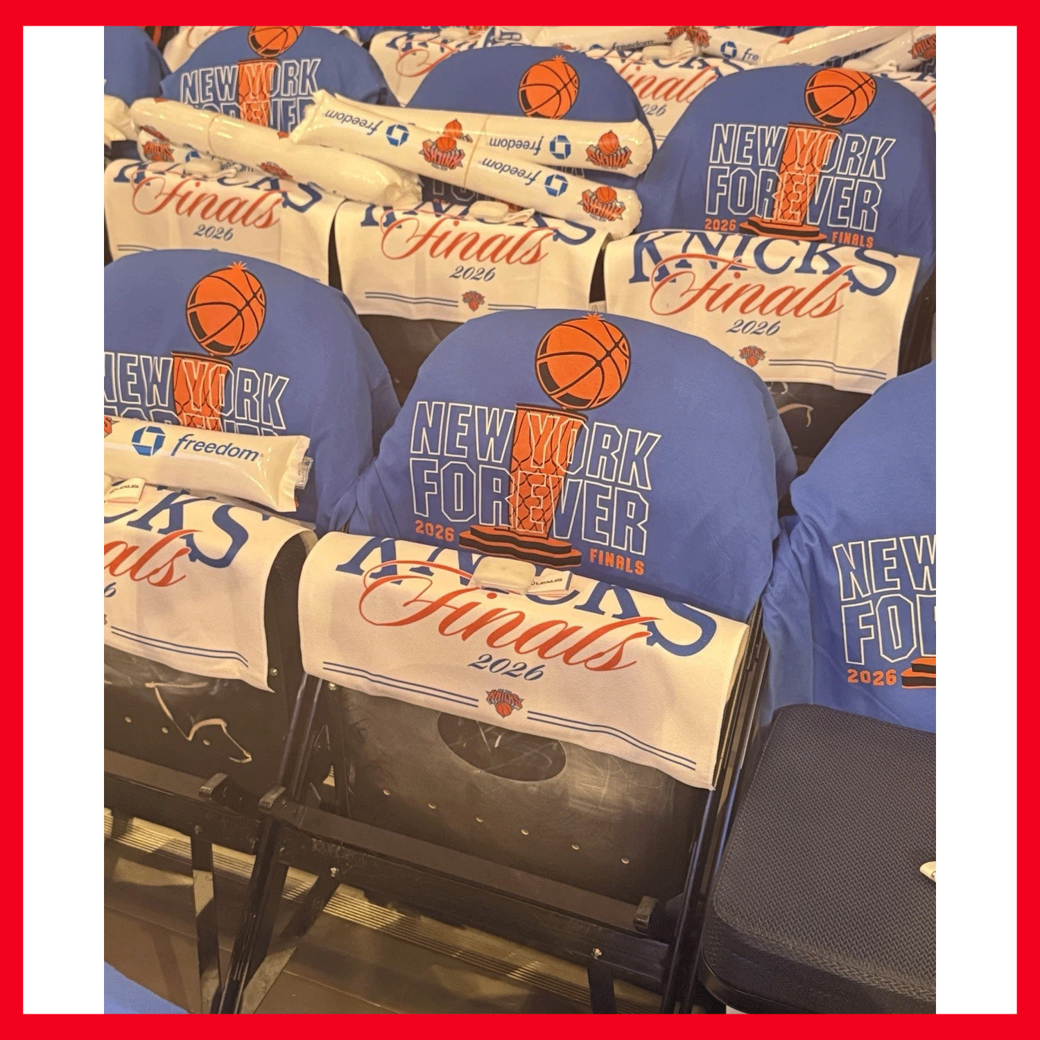 HOT!!! NY KNICKS 2026 FINALS MSG GAME 4 T-shirt With Hand Tag Print Gidan