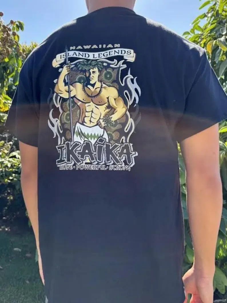 Hawaiian Ikaika Legends Premium Warriors Graphic Tee Men Women T-Shirt