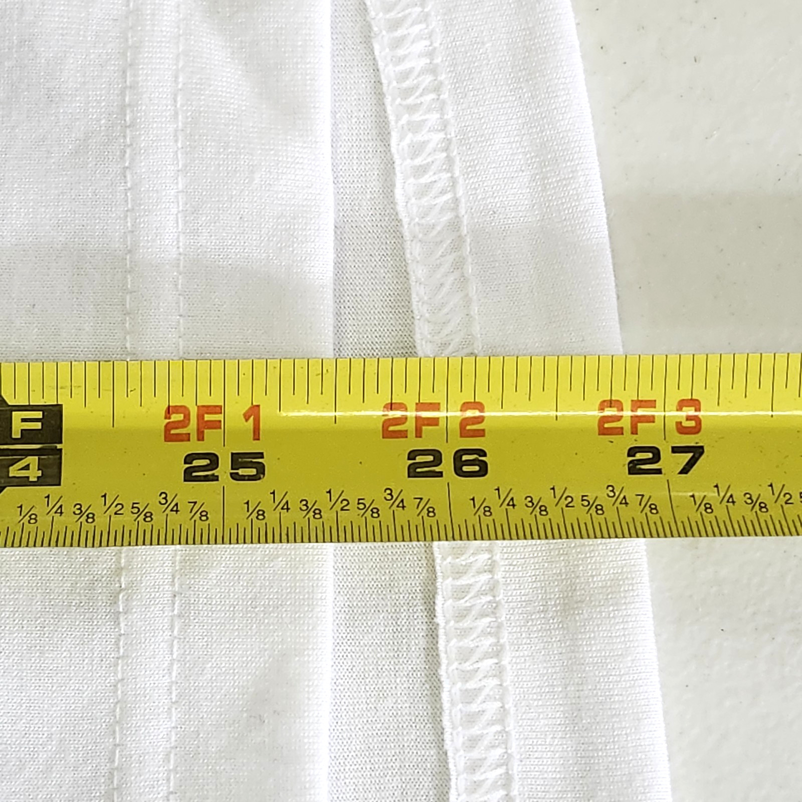 Men’s T-Shirt Size Medium White Long Sleeve Athletic Works Moisture Wicking