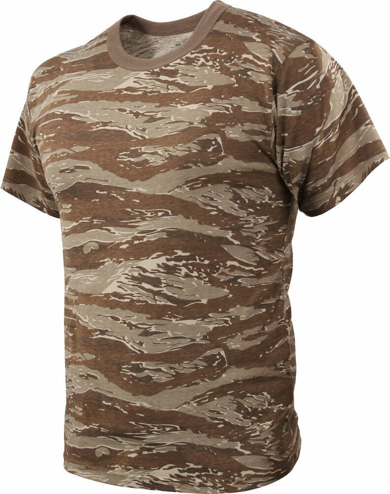 JANUARY SALE!!! Camo T-Shirt Tactical Tee Short Sleeve Military Army ROTHCO