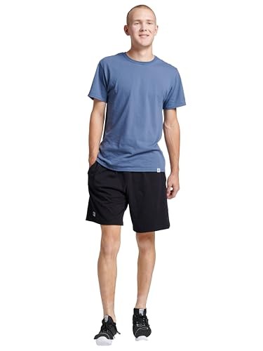 Russell Athletic Mens Cotton Performance Short Sleeve Medium, Vintage Blue