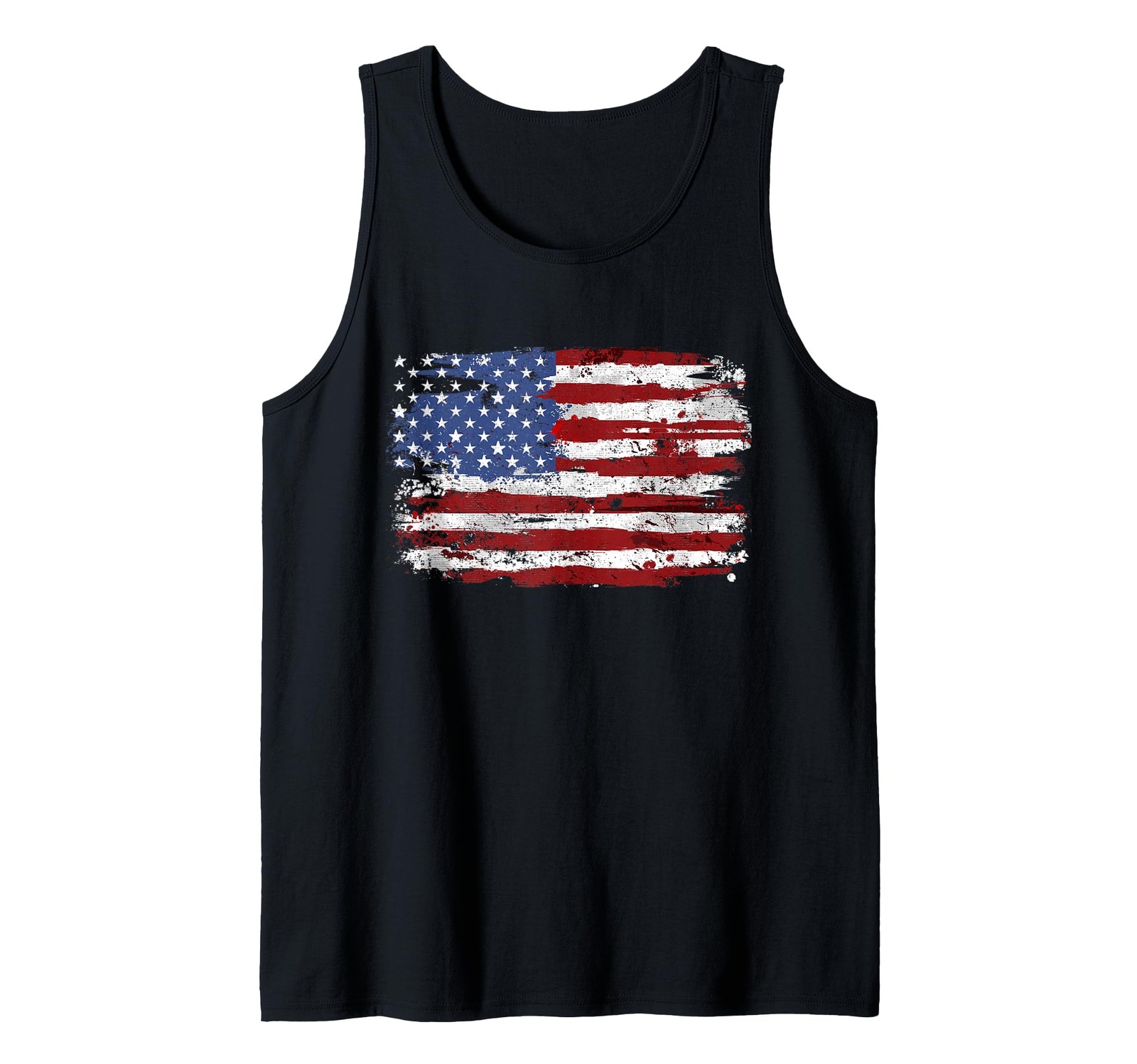 American Flag USA United States of America US 4th of July Tank Top