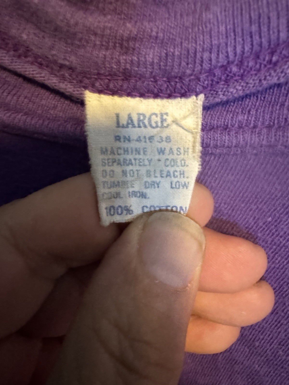 Rare Vintage Final Home Purple Cotton t-shirt