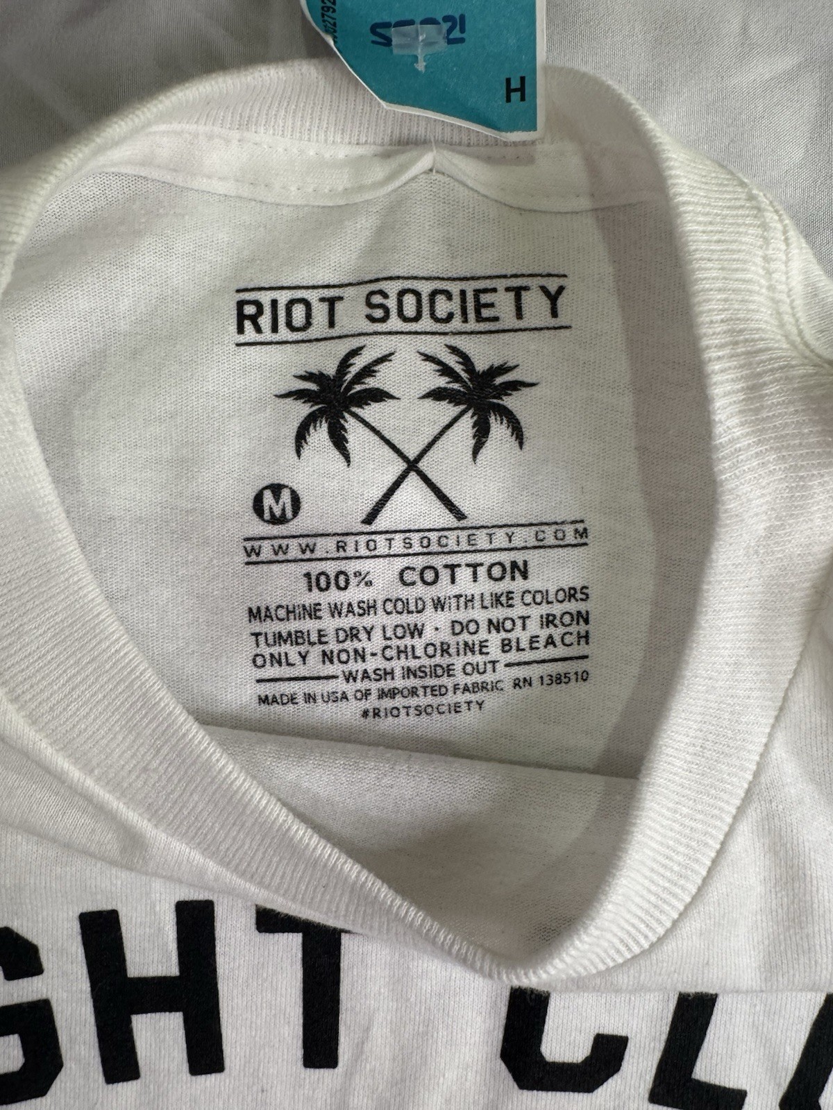 Riot Society Men’s Woody Woodpecker Woody’s Fight Club Graphic White T-Shirt M