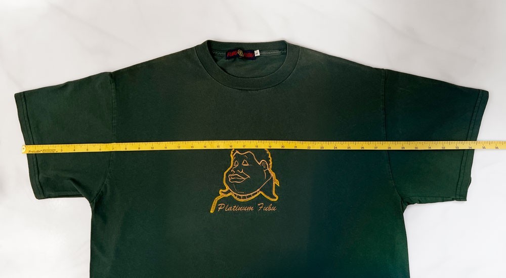 2000s Platinum FUBU Fat Albert Gold Embroidered T-Shirt Large