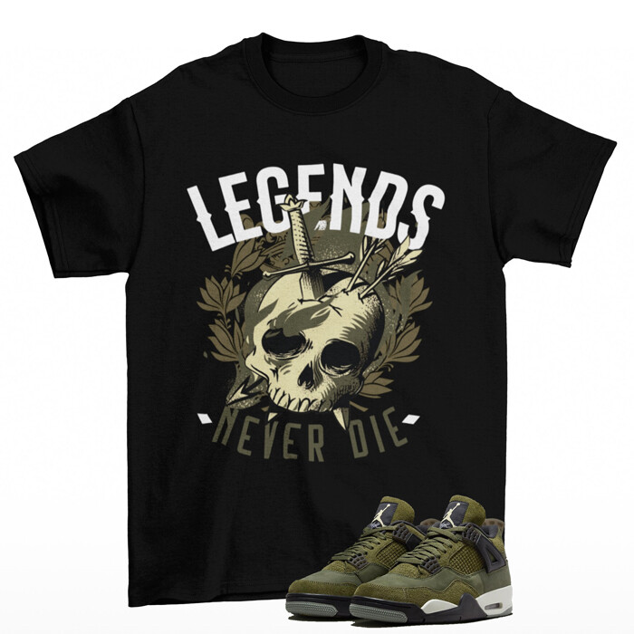 Legendary Shirt to Match Jordan 4 Craft Medium Olive FB9927-200