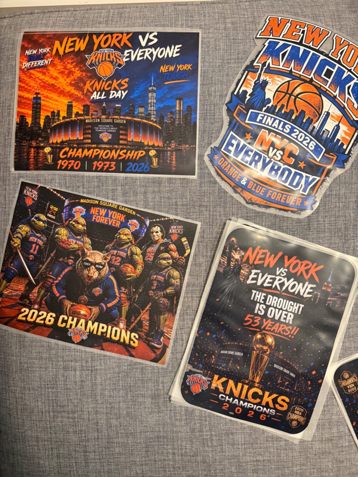 knicks T-Shirts Champions Mulitple designs. All Sizes S-3x