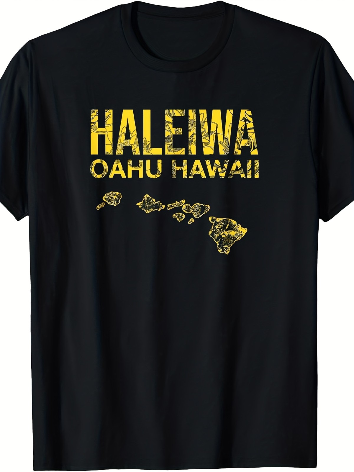 Haleiwa North Shore Oahu Hawaii Graphic Men’s T-Shirt Hawaiian Beach Tee